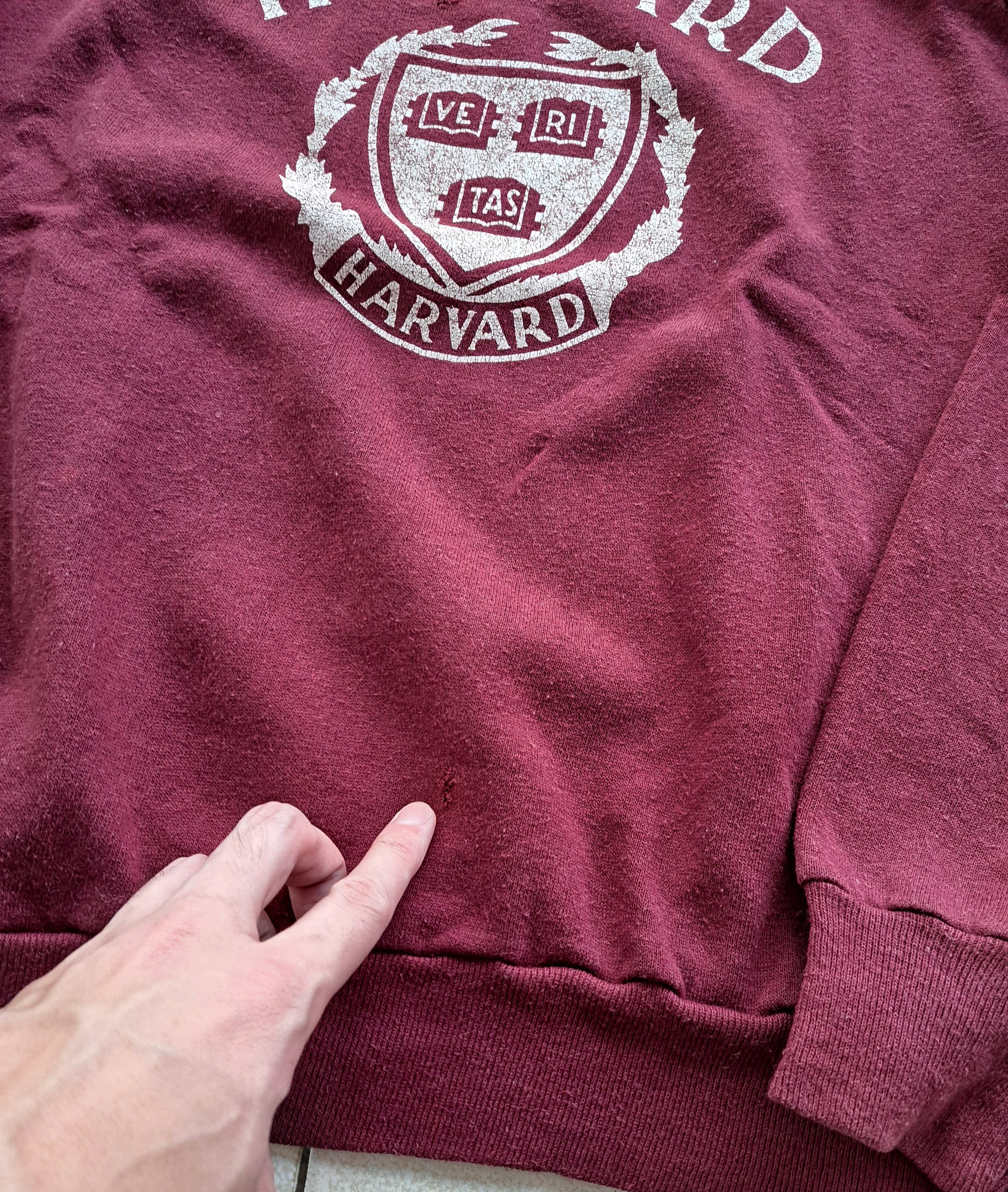 Champion × Vintage Vintage 80s Champion Harvard University Sweatshirt Size L / US 10 / IT 46 - 5 Thumbnail