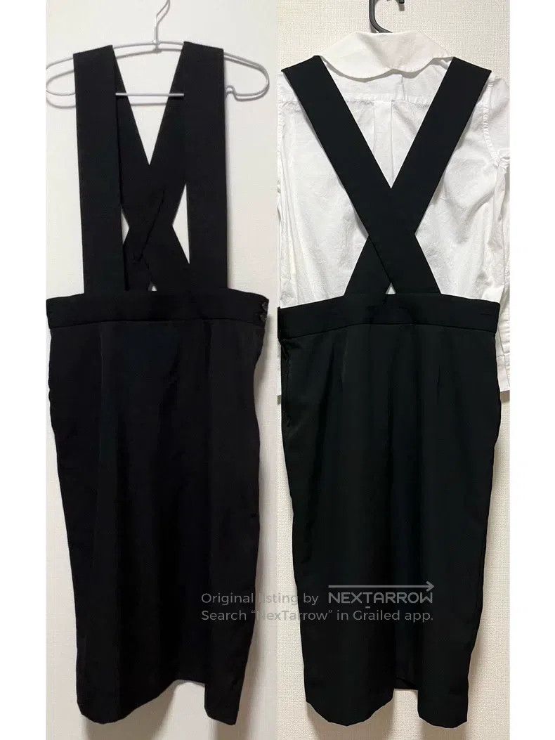 Comme des Garcons Comme Des Garcons Black wool suspender skirt Size S / US 4 / IT 40 - 1 Thumbnail