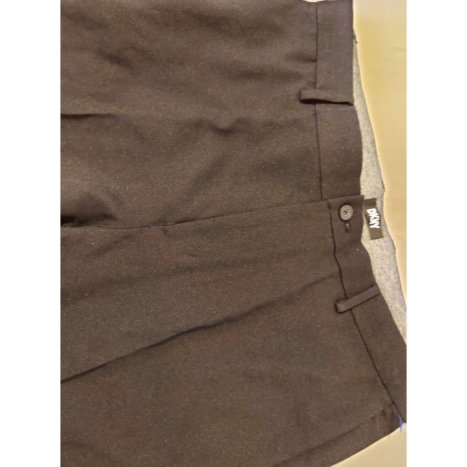DKNY DKNY Pants Dress Pants 34x30 Black Flat Front 5-Pocket Men Adult Medium Regular Slacks Chino Trousers Formal Slacks Size US 34 / EU 50 - 3 Thumbnail