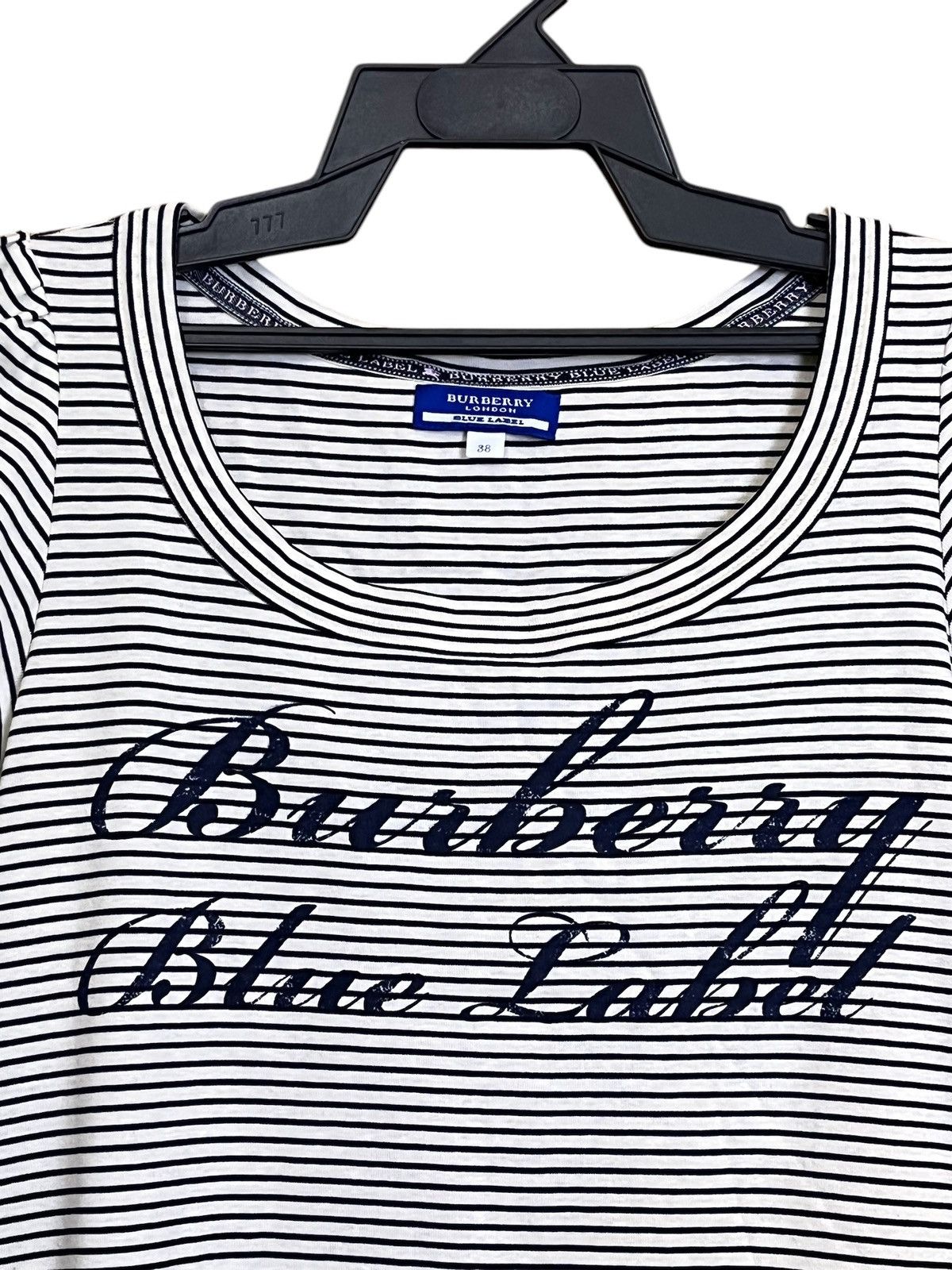 Burberry BURBERRY BLUE LABEL SPELL OUT DRESS SHIRT Size S / US 4 / IT 40 - 5 Thumbnail