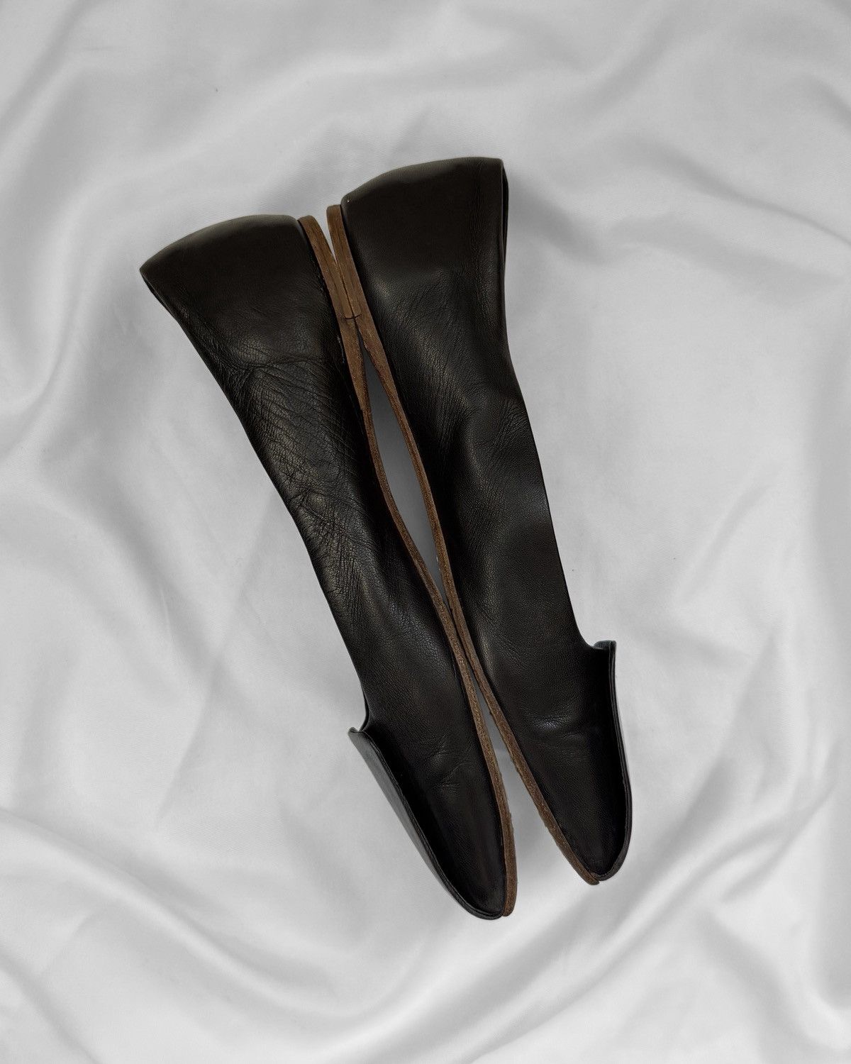 Jil Sander Jil Sander Leather Elegant Square Toe Ballet Flats Size US 6.5 / IT 36.5 - 6 Thumbnail