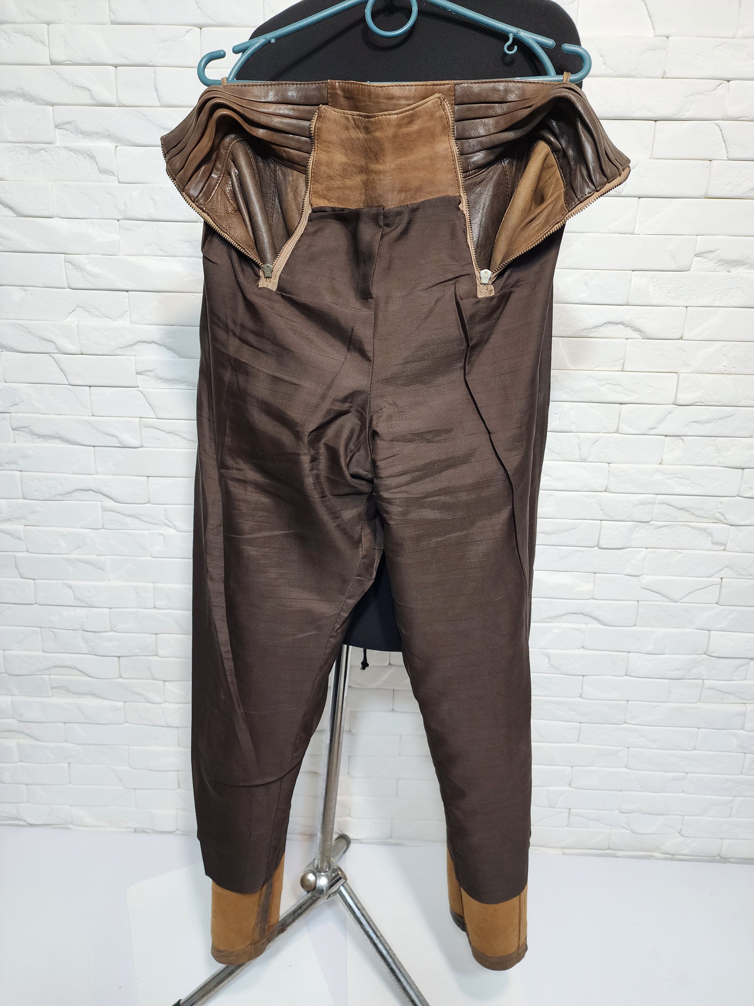 Genuine Leather Genuine Leather Brown Pants: Size 27" / US 4 / IT 40 - 7 Thumbnail