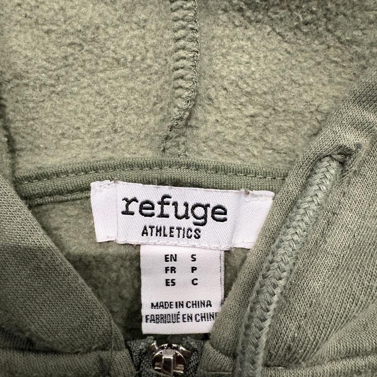 Vintage Crazy Vintage Y2K/2000s Blank Green Cropped Streetwear Zipup Hoodie! Size US S / EU 44-46 / 1 - 3 Thumbnail