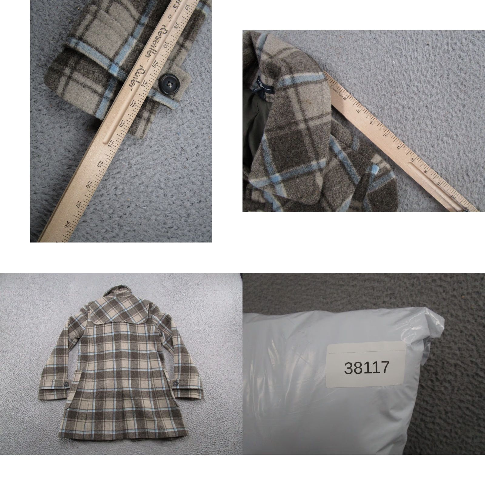 Gap Gap Blazer Wool Blend Brown Plaid Size S Women Office Preppy Button Long Sleeve Vintage? No. No. Size S / US 4 / IT 40 - 8 Thumbnail