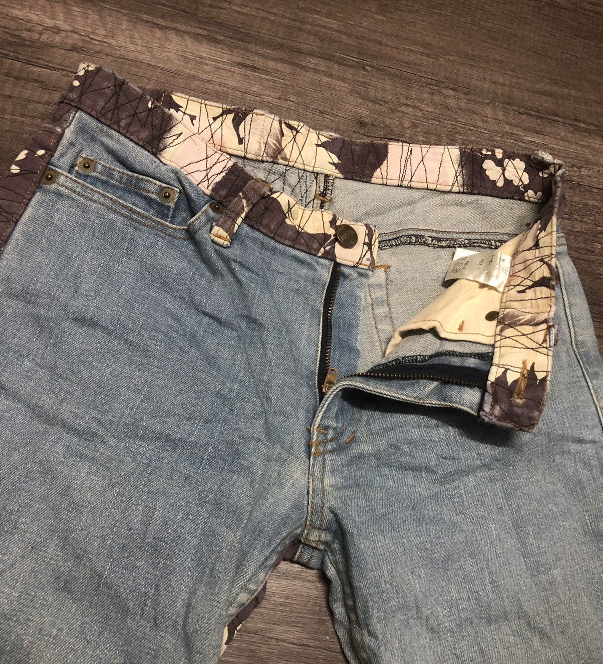 Le Grande Bleu (L.G.B.) RARE JAPANESE BRAND GLAMDY JEANS Size US 28 / EU 44 - 17 Thumbnail