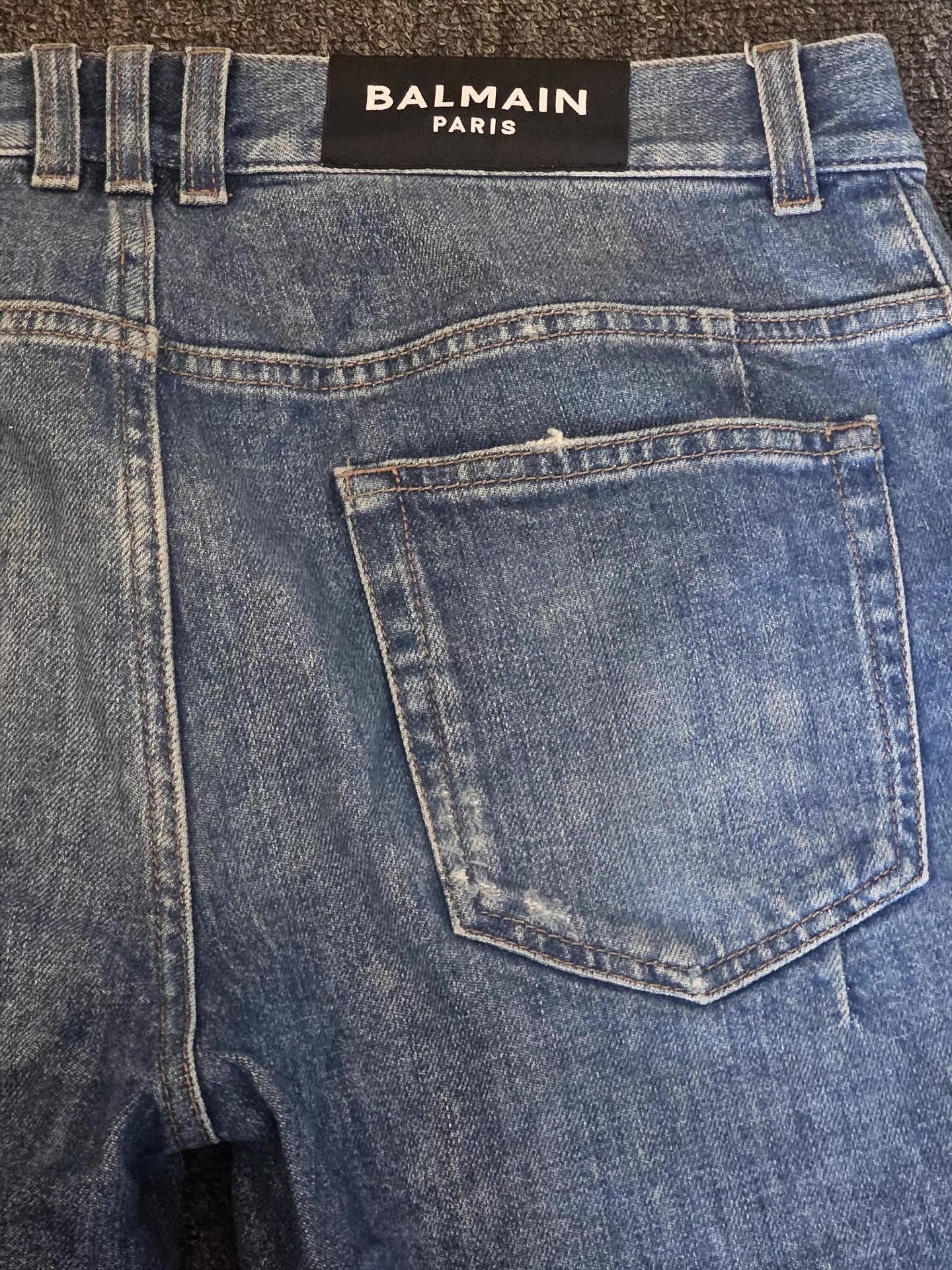 Balmain Balmain men's biker jeans, Size US 36 / EU 52 - 4 Thumbnail