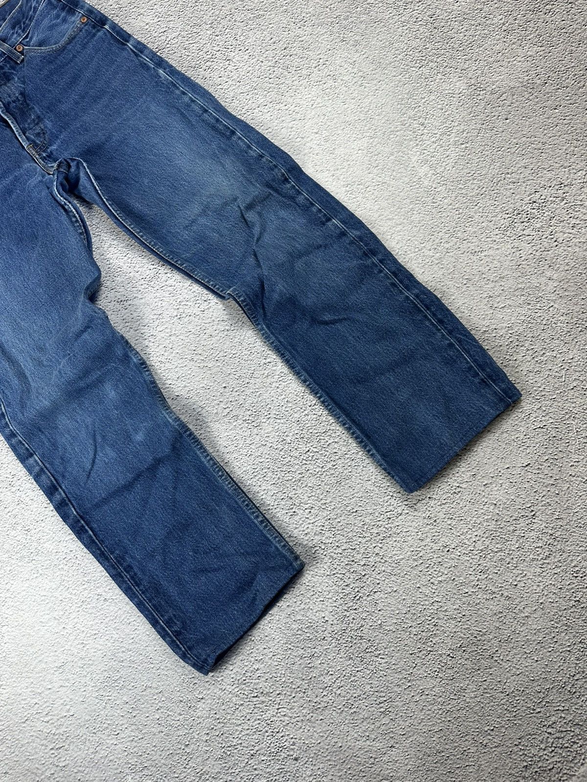 Levi's Vintage Levis 501 Washed Denim Blue Jeans Faded Y2K Size 28" / US 6 / IT 42 - 6 Thumbnail