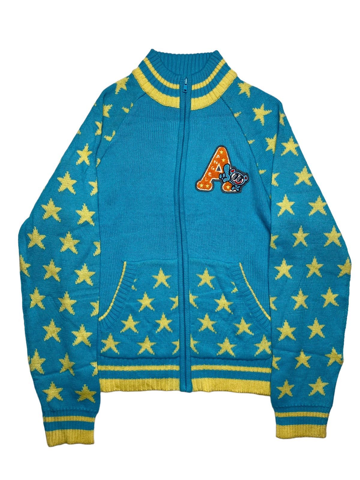 Angel Blue 2000s Angel Blue - Pop Star Knitted Track Jacket Size US M / EU 48-50 / 2 - 1 Thumbnail