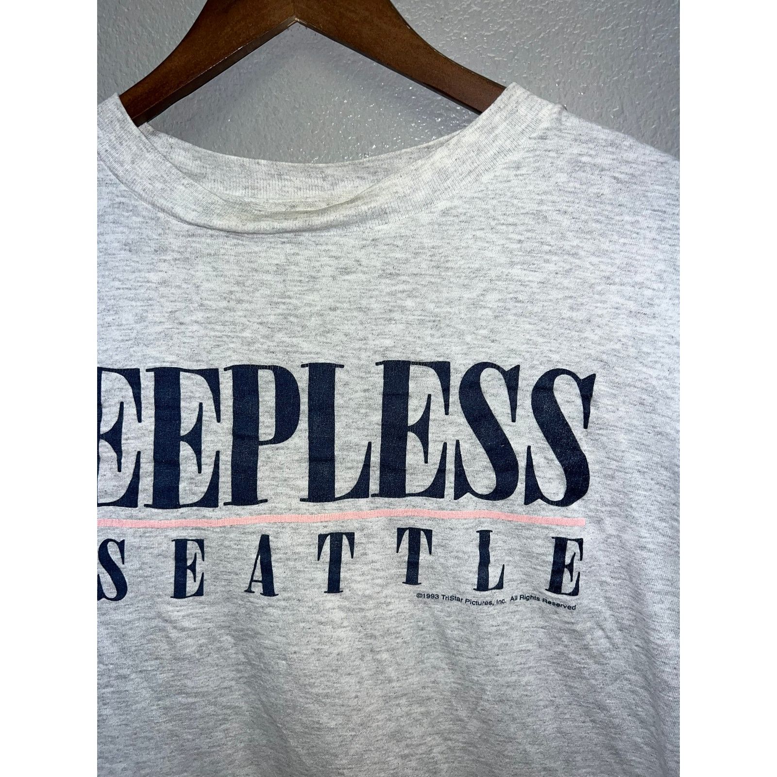 Vintage Vintage Sleepless In Seattle Shirt Sleep Shirt Sleeper Tee Size ONE SIZE - 3 Thumbnail