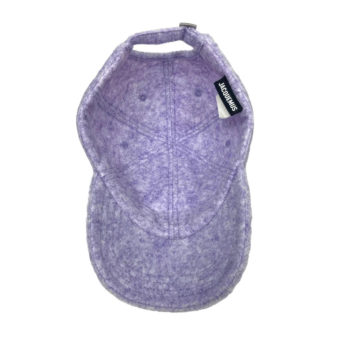 Jacquemus Lavender Fleece Cap Size ONE SIZE - 5 Thumbnail