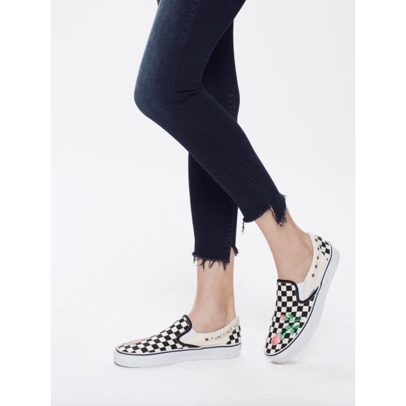 MOTHER Mother The Stunner Zip Two Step Fray Skinny In Last Call 27 Size 27" / US 4 / IT 40 - 3 Thumbnail