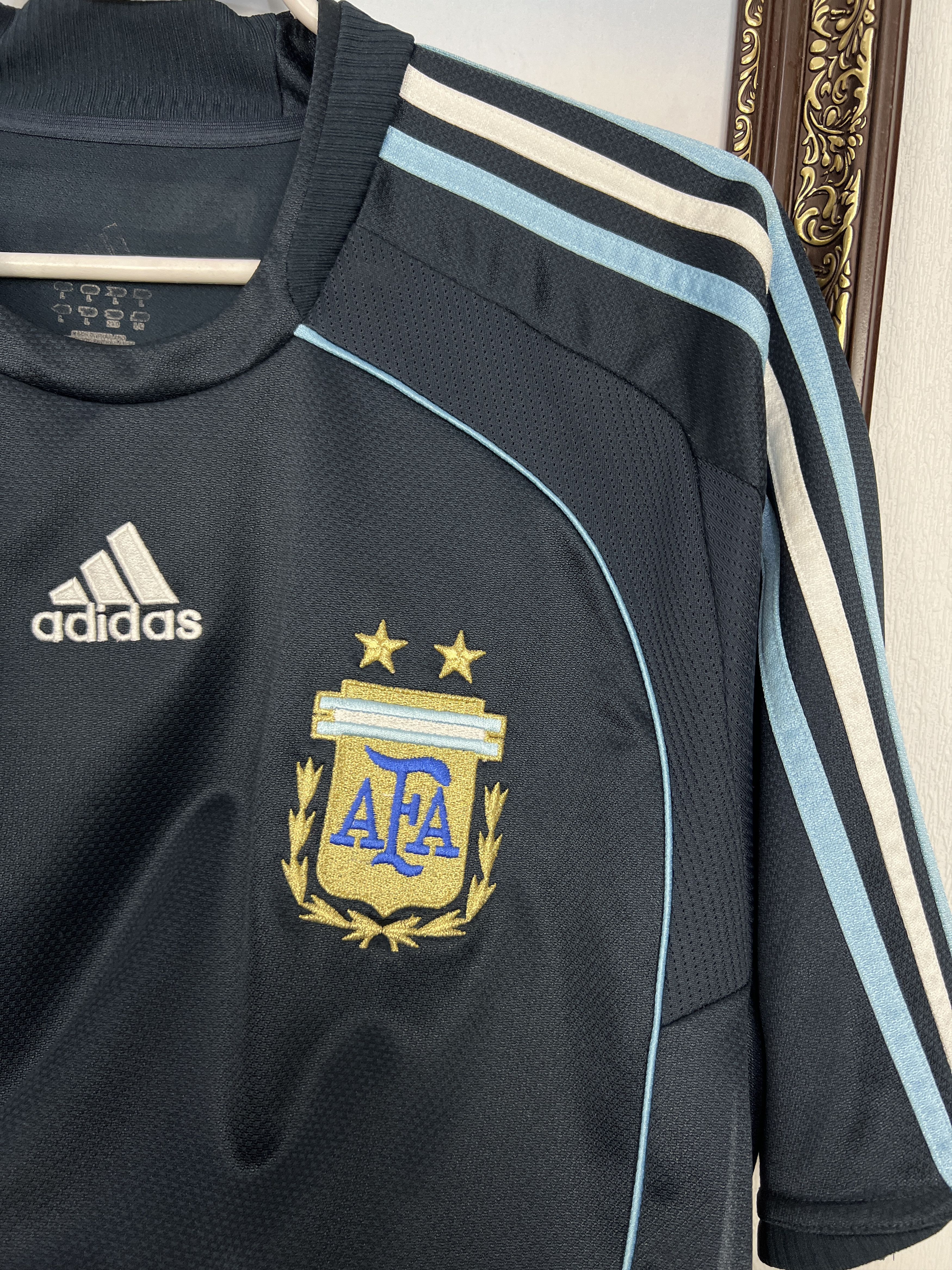 Adidas Argentina Away football shirt 2007 Soccer Adidas Jersey Size US L / EU 52-54 / 3 - 3 Thumbnail