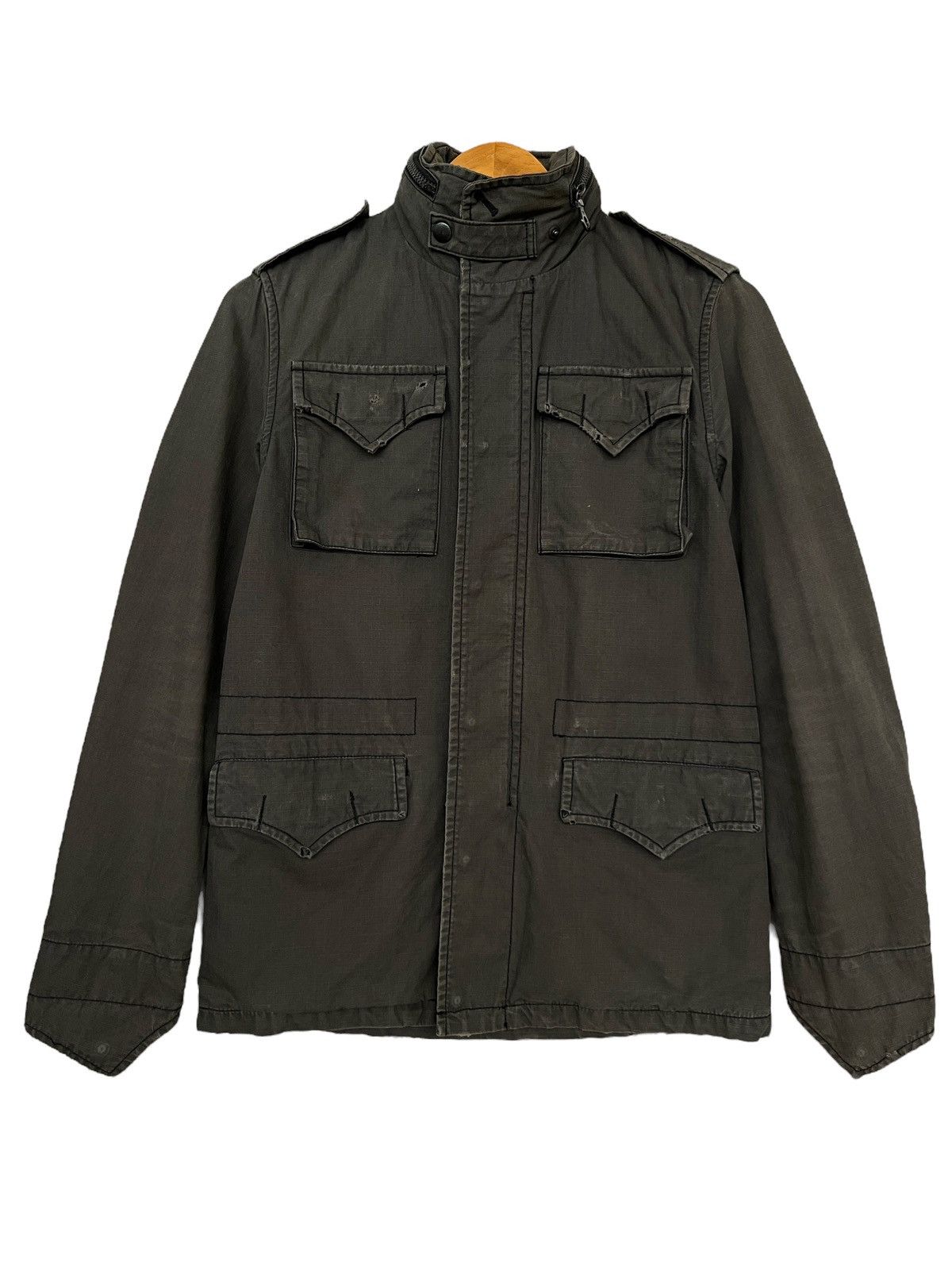 Size1''FranCist_MOR.K.S.'' Cut Leather Jacket