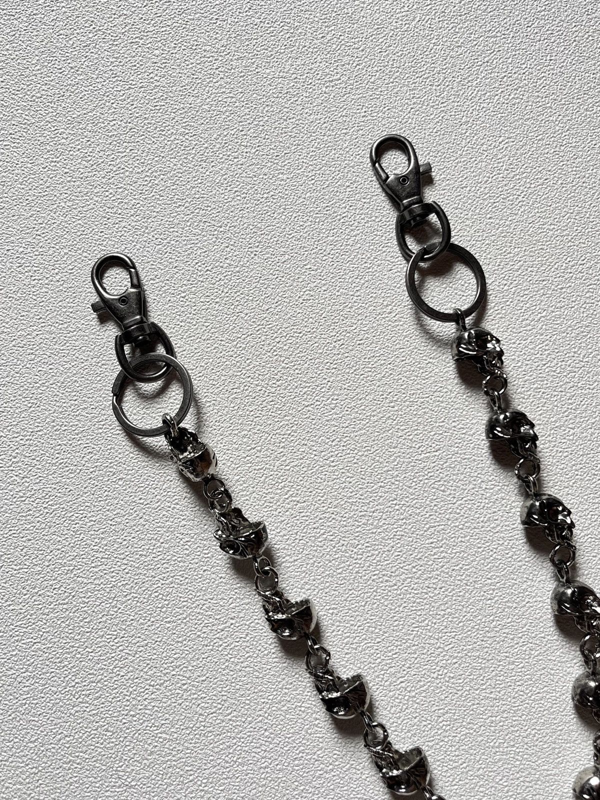 If Six Was Nine Ifsixwasnine Style Obsidian Skull Wallet Chain Size ONE SIZE - 3 Thumbnail