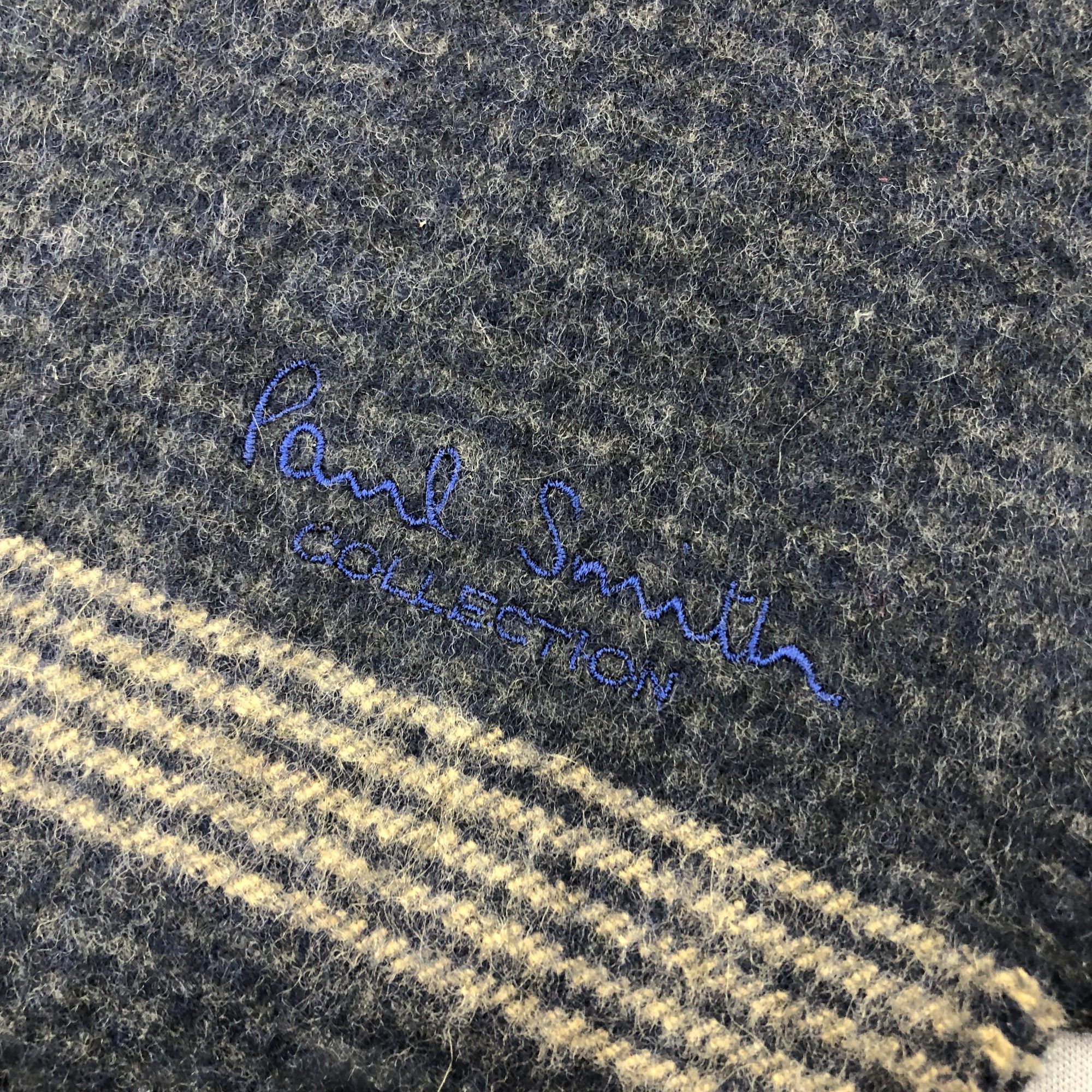 Paul Smith Vintage Paul Smith Scarf Muffler Wool Winter Fringe Scarves Size ONE SIZE - 4 Thumbnail