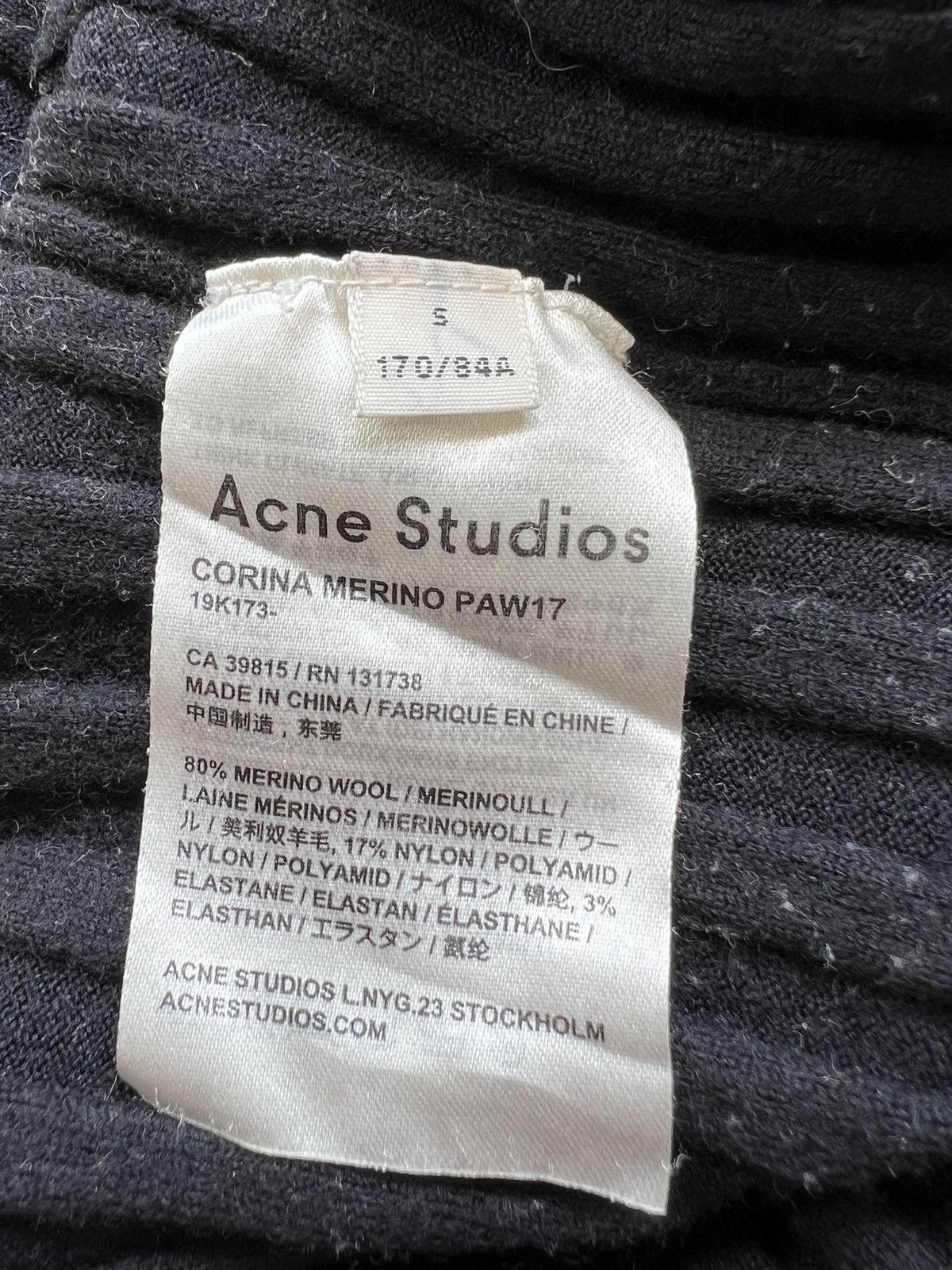 Acne Studios Acne Studios AW17 Corina Merino Wool Blend Turtleneck Size S / US 4 / IT 40 - 7 Thumbnail
