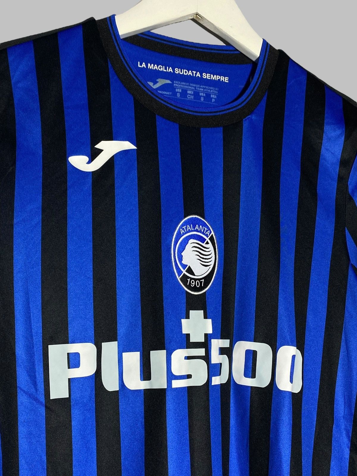 Other Atalanta 2020/21 Home Football Shirt Striped Blokecore Size US S / EU 44-46 / 1 - 3 Thumbnail