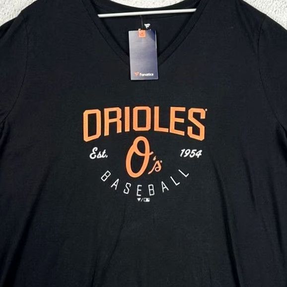 Vintage VINTAGE Baltimore Orioles Tee T-Shirt Womens 3XL Black Long Sleeve Fanatics NEW Size XXL / US 16-18 / IT 52-54 - 2 Thumbnail