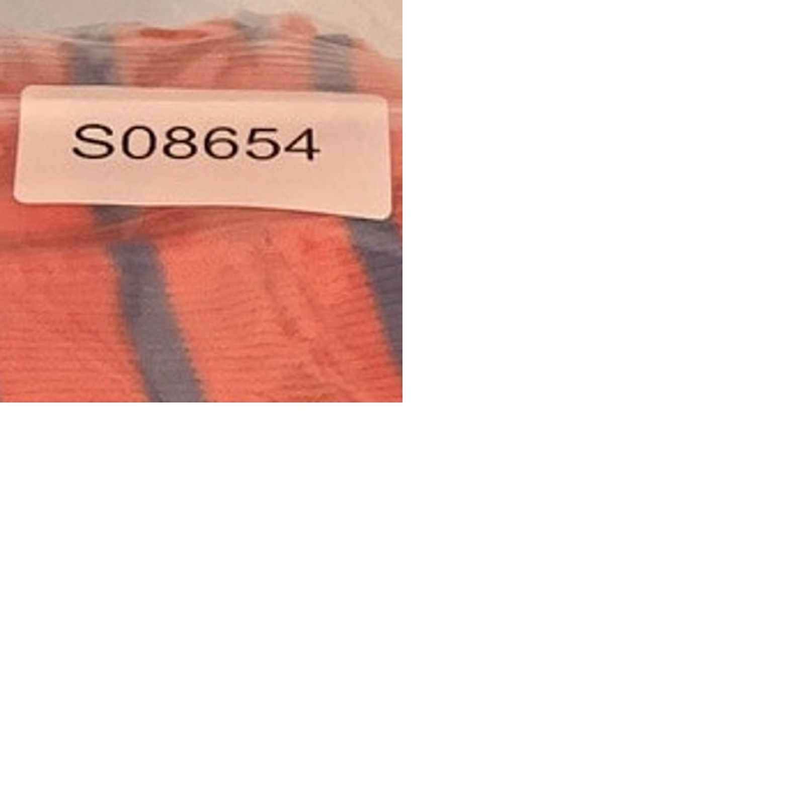 Vintage LL Bean Womens Sweater Orange Blue Stripe 1/4 Zip Long Sleeve 100% Cotton Large Size L / US 10 / IT 46 - 9 Thumbnail