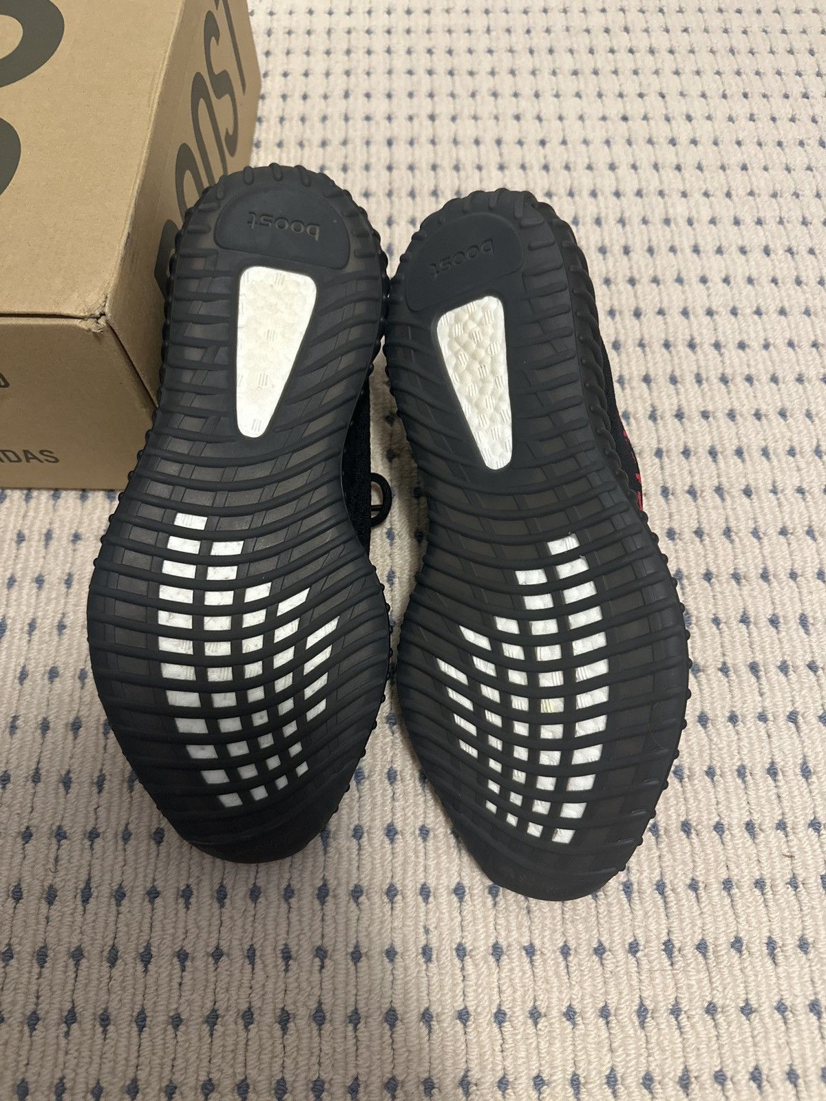 Yeezy Yeezy Boost 350 V2 Black Red Size US 13 / EU 46 - 3 Thumbnail