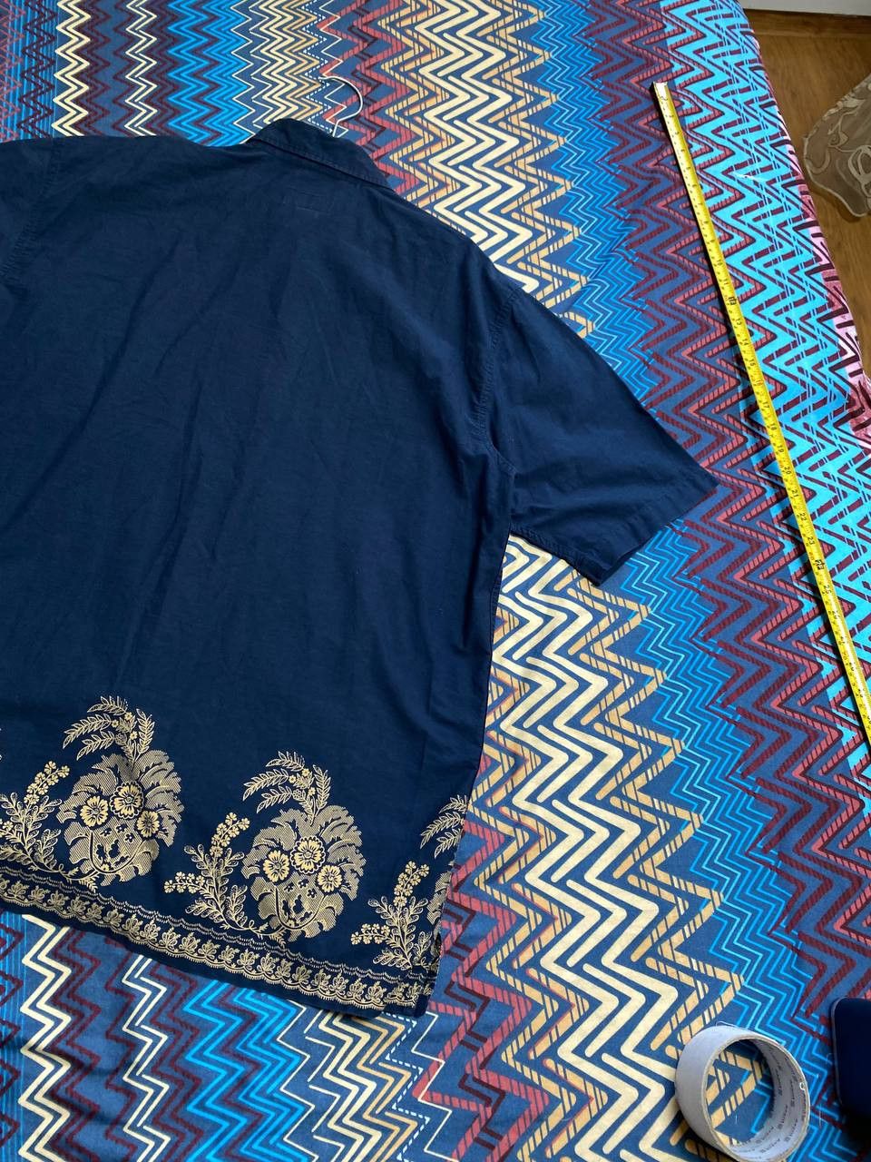 Ralph Lauren Vintage Y2K shirt Ralph Lauren blue print streetwear Size US M / EU 48-50 / 2 - 12 Thumbnail