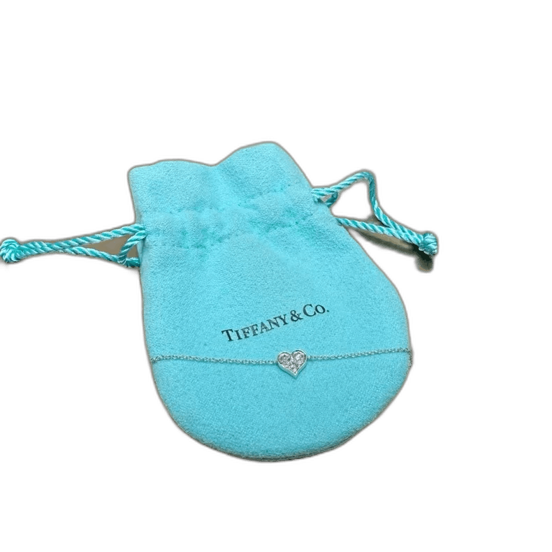 Tiffany & Co. Tiffany Heart Bracelet with Three Diamonds Size ONE SIZE - 1 Thumbnail