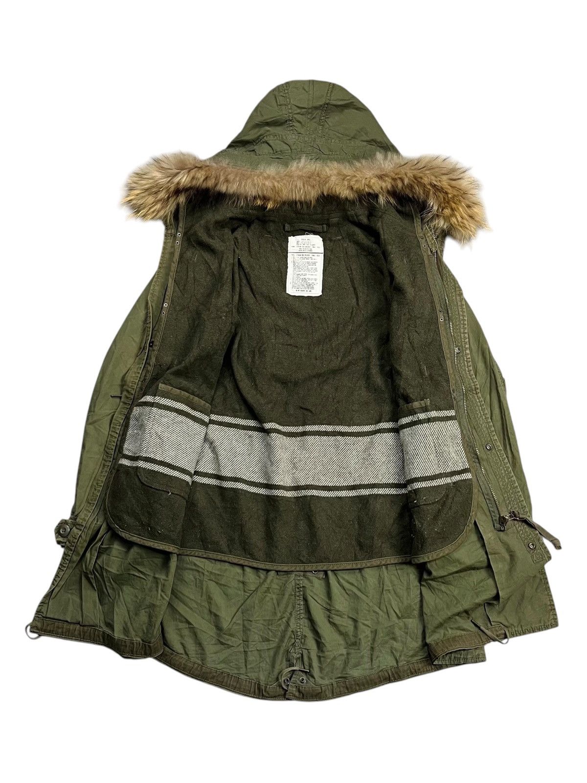 If Six Was Nine 2000s GOA - Apocalypse Fur Hoodie Jacket Size US M / EU 48-50 / 2 - 2 Thumbnail