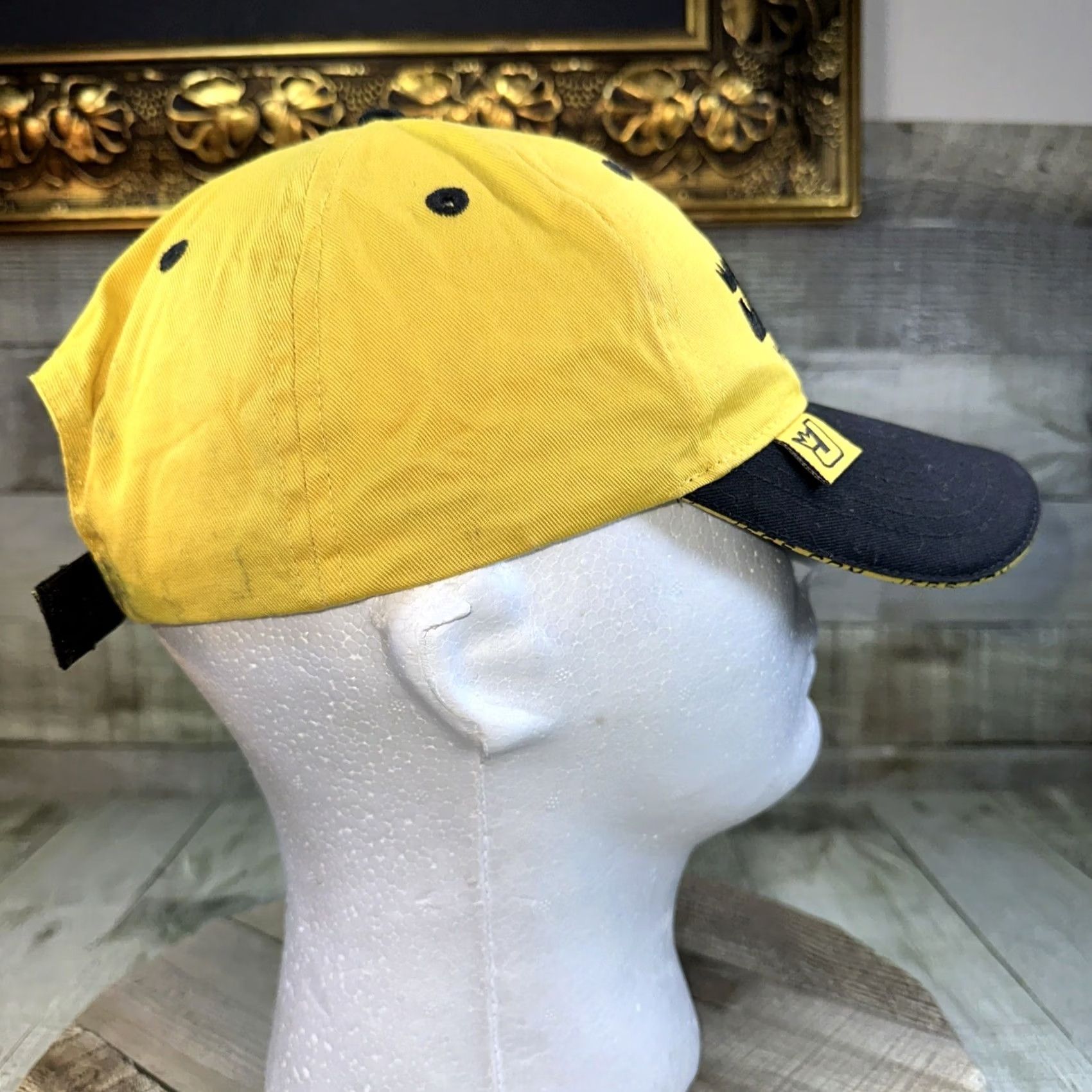 Vintage JEGS High Performance Yellow Cotton Baseball Cap Hat Strapback CH32 Size ONE SIZE - 4 Thumbnail