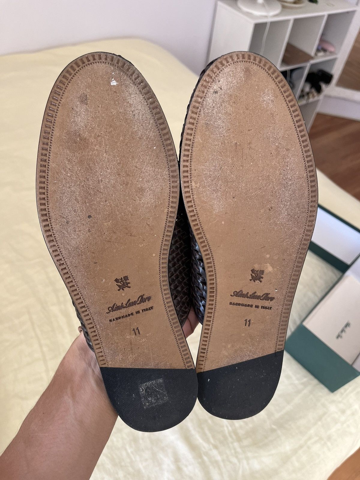 Aime Leon Dore ALD Raffia mules tobacco Size US 11 / EU 44 - 8 Thumbnail