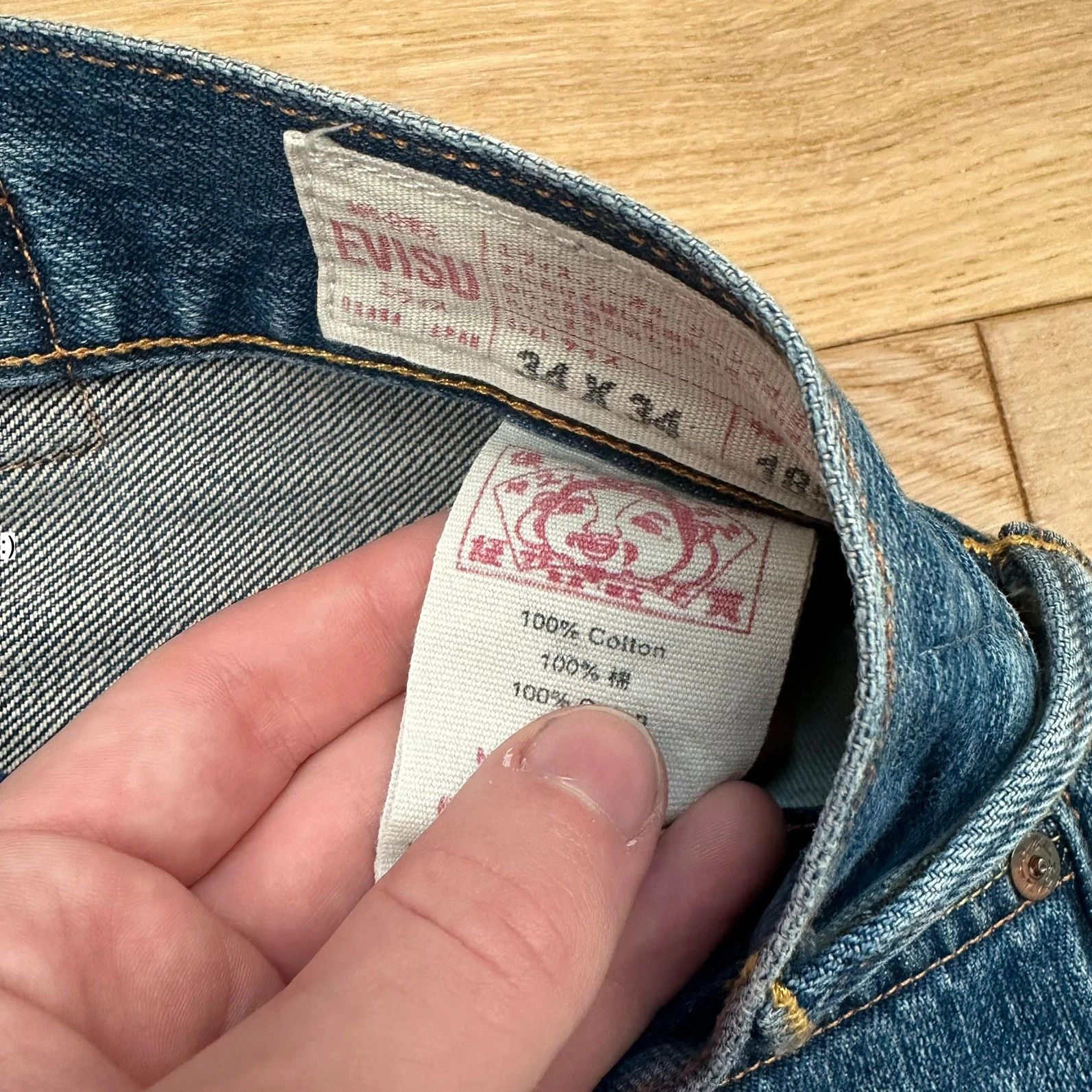 Evisu Jeans Evisu Daicock Lot 2000 Blue Size US 34 / EU 50 - 6 Thumbnail