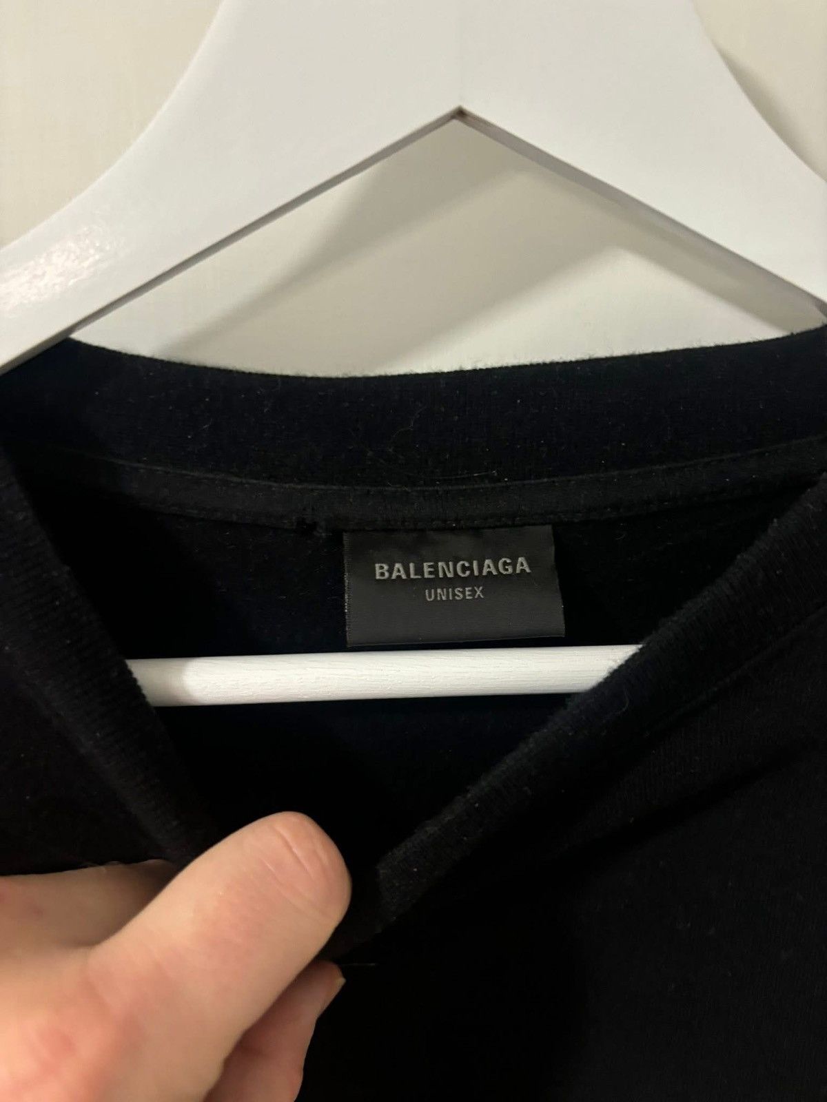 Balenciaga Logo longsleve sweater Size US XL / EU 56 / 4 - 5 Thumbnail