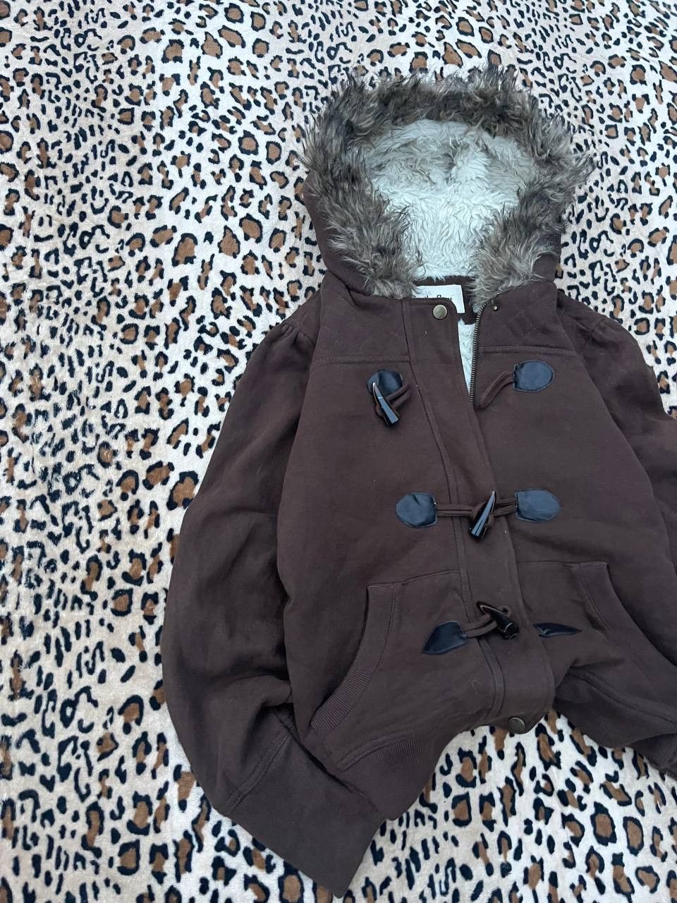Japanese Brand Fur Fuzzy Brown If Six Was Nine Style Mohair Faded Hoodie Size M / US 6-8 / IT 42-44 - 3 Thumbnail