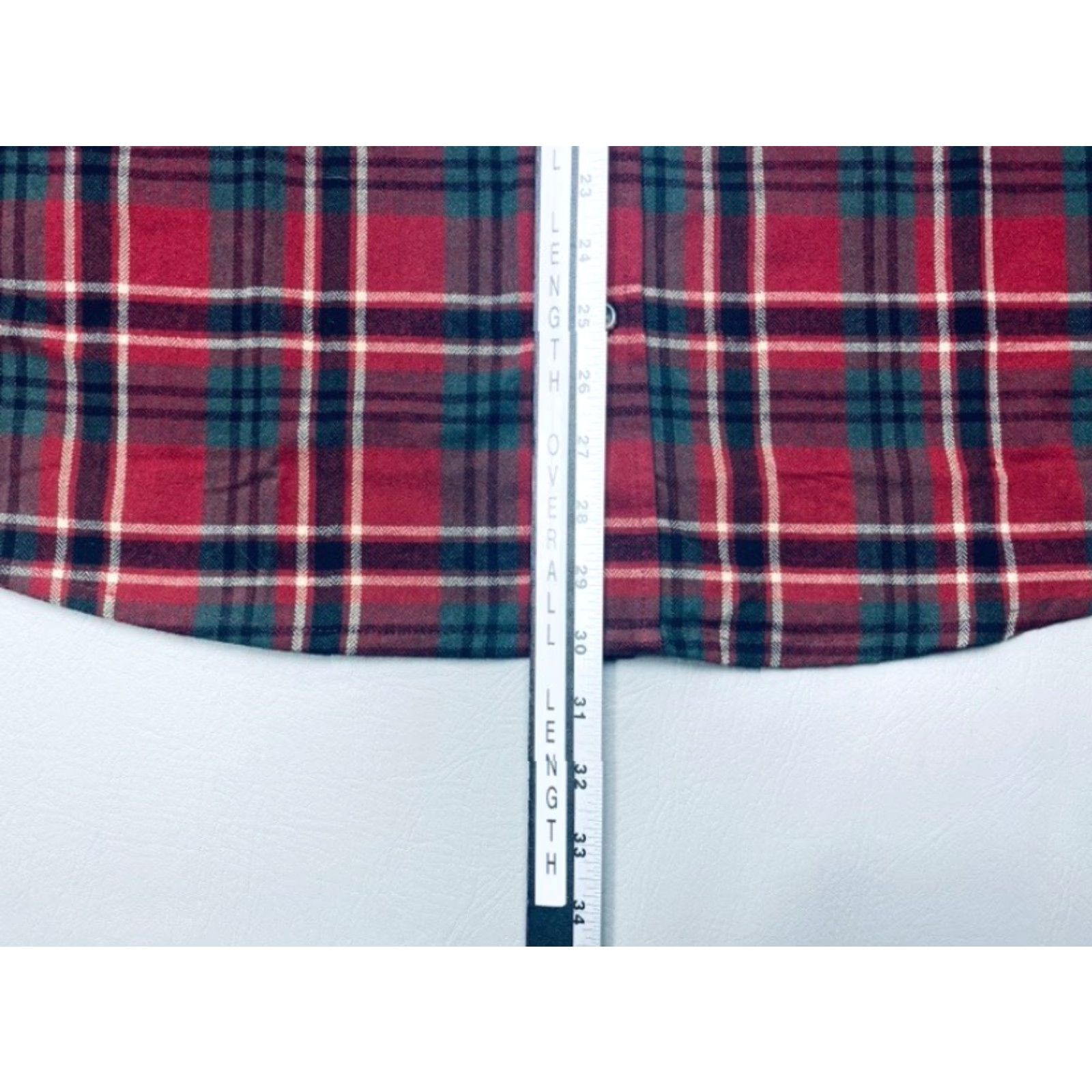 Eddie Bauer NWT Eddie Bauer Flannel Shirt Mens 2XL Red Plaid Long Sleeve Chest Pocket 8267 Size US XXL / EU 58 / 5 - 7 Thumbnail