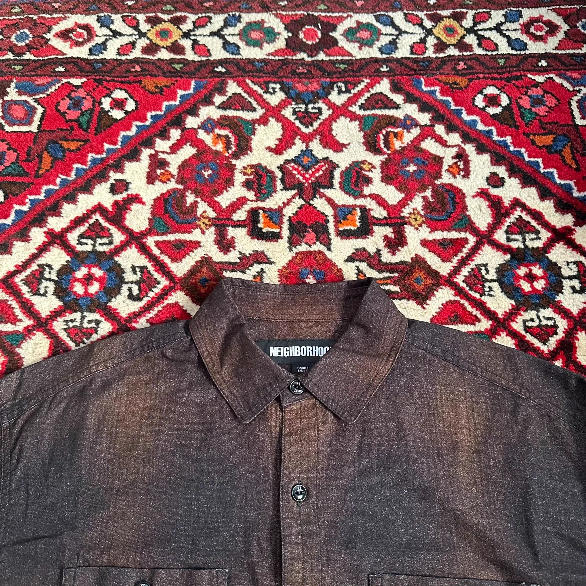 Neighborhood NEIGHBORHOOD 22aw Oil Painting Plaid Shirt Size US S / EU 44-46 / 1 - 5 Thumbnail