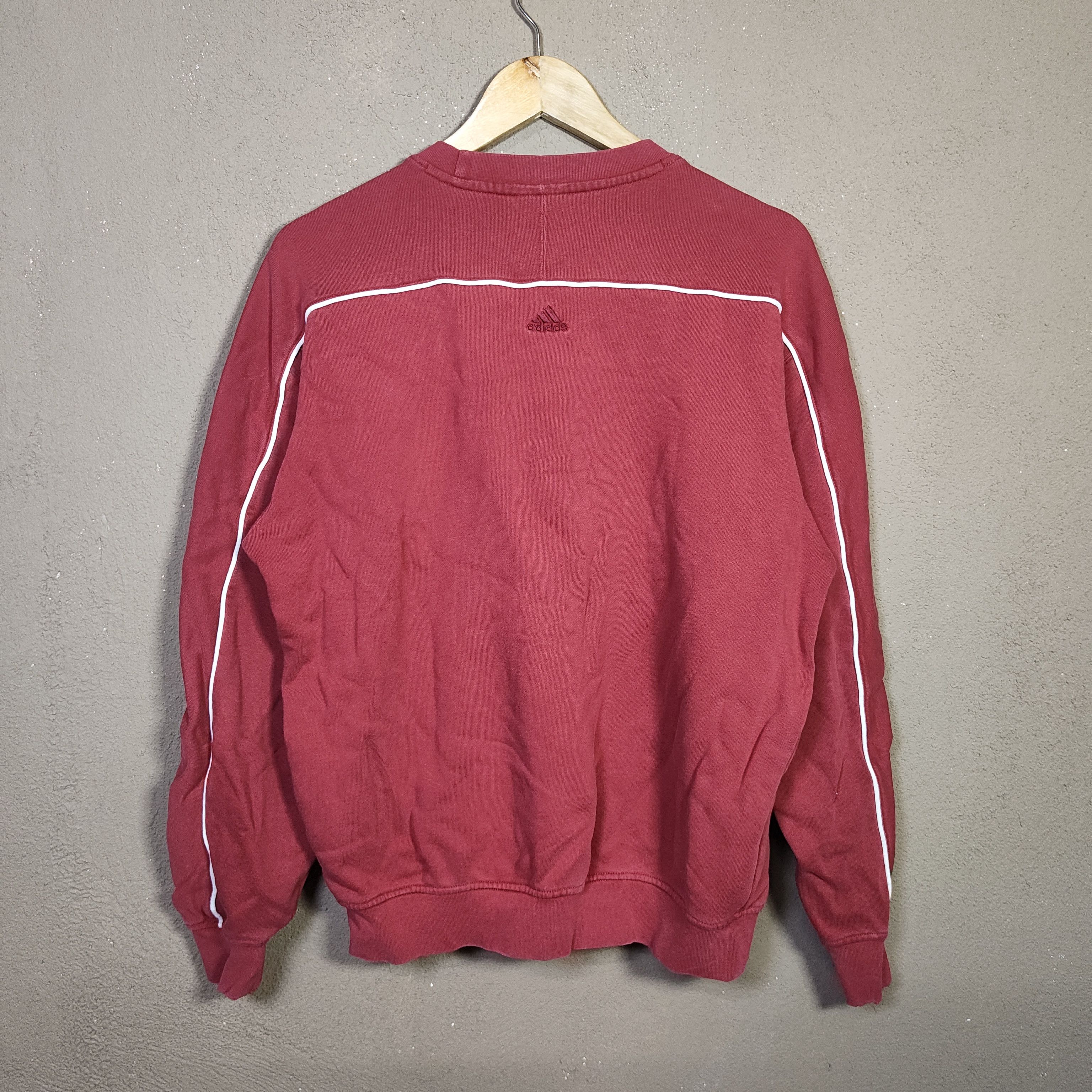 Adidas Vintage Y2K ADIDAS Small Embroidered Logo Sweatshirt Size US M / EU 48-50 / 2 - 2 Thumbnail