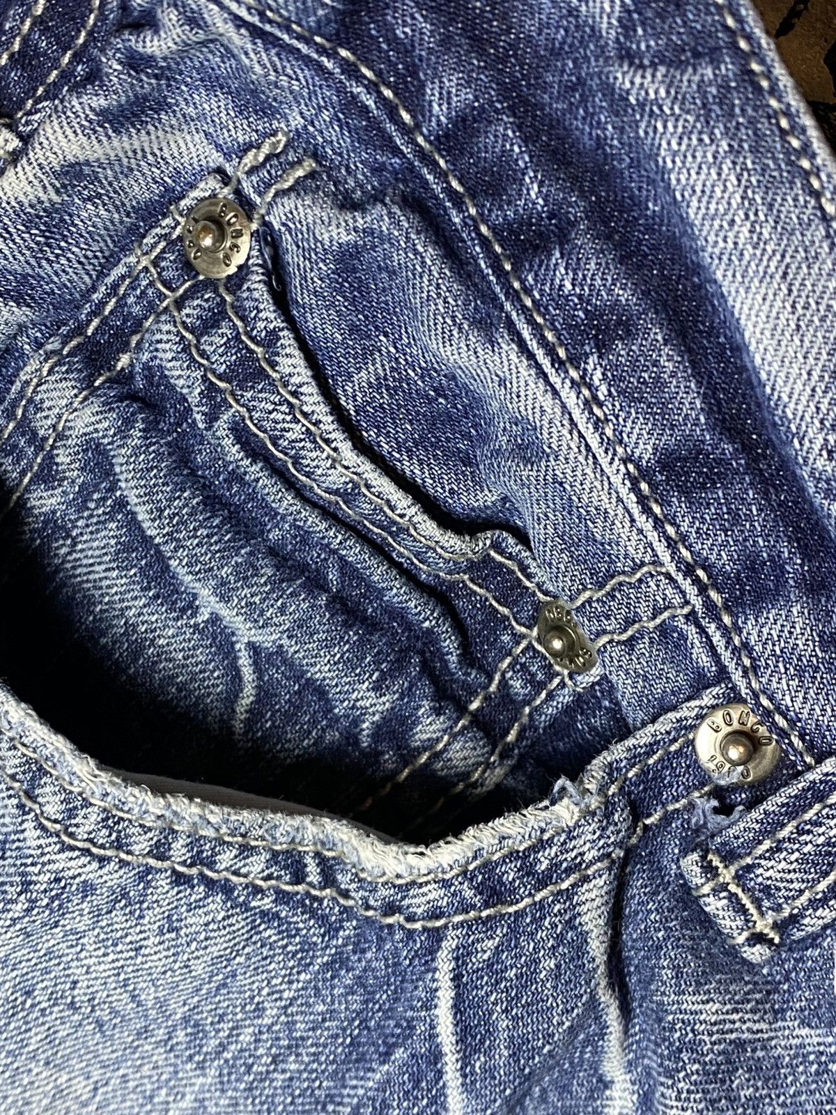 Vintage Vintage Bongo Jeans distressed straight leg jeans Size US 30 / EU 46 - 5 Thumbnail