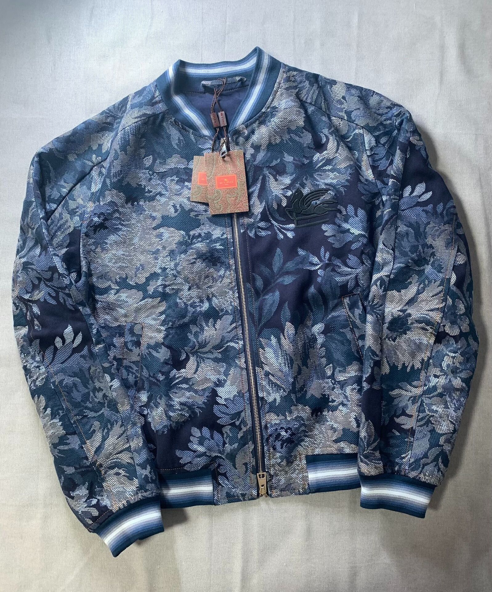 Etro Etro Floral Embroidered Pilot Jacket Size US M / EU 48-50 / 2 - 1 Thumbnail