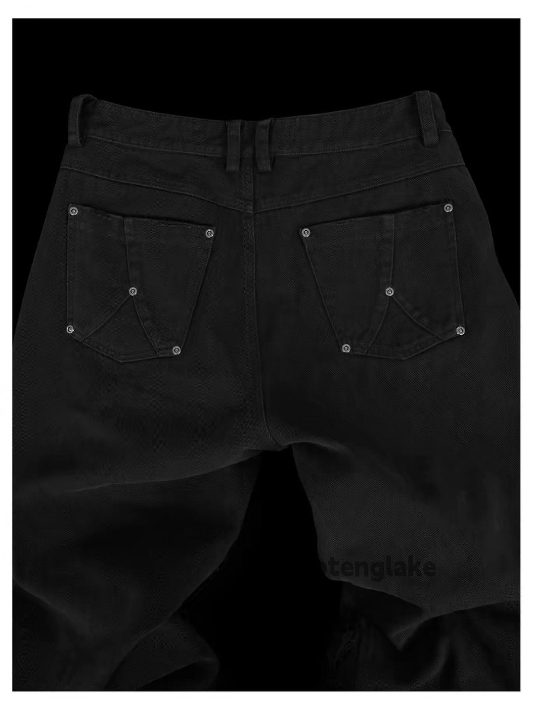 Jean × Vintage washed faded punk grunge flared damaged ripped jeans Size US 30 / EU 46 - 7 Thumbnail