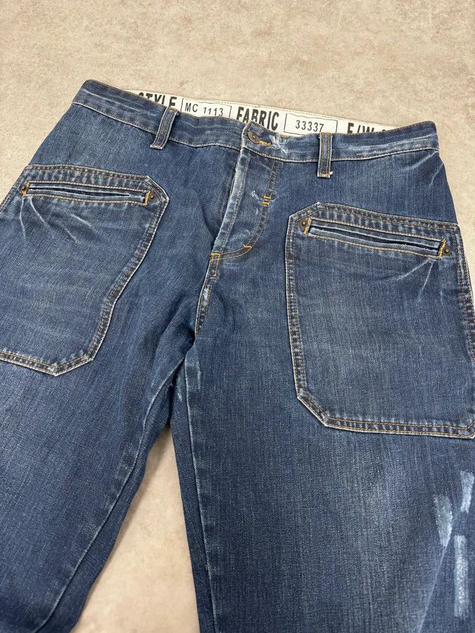 Dolce & Gabbana FW06 Dolce & Gabbana Blue Flat Pockets Jeans Size US 33 - 6 Thumbnail