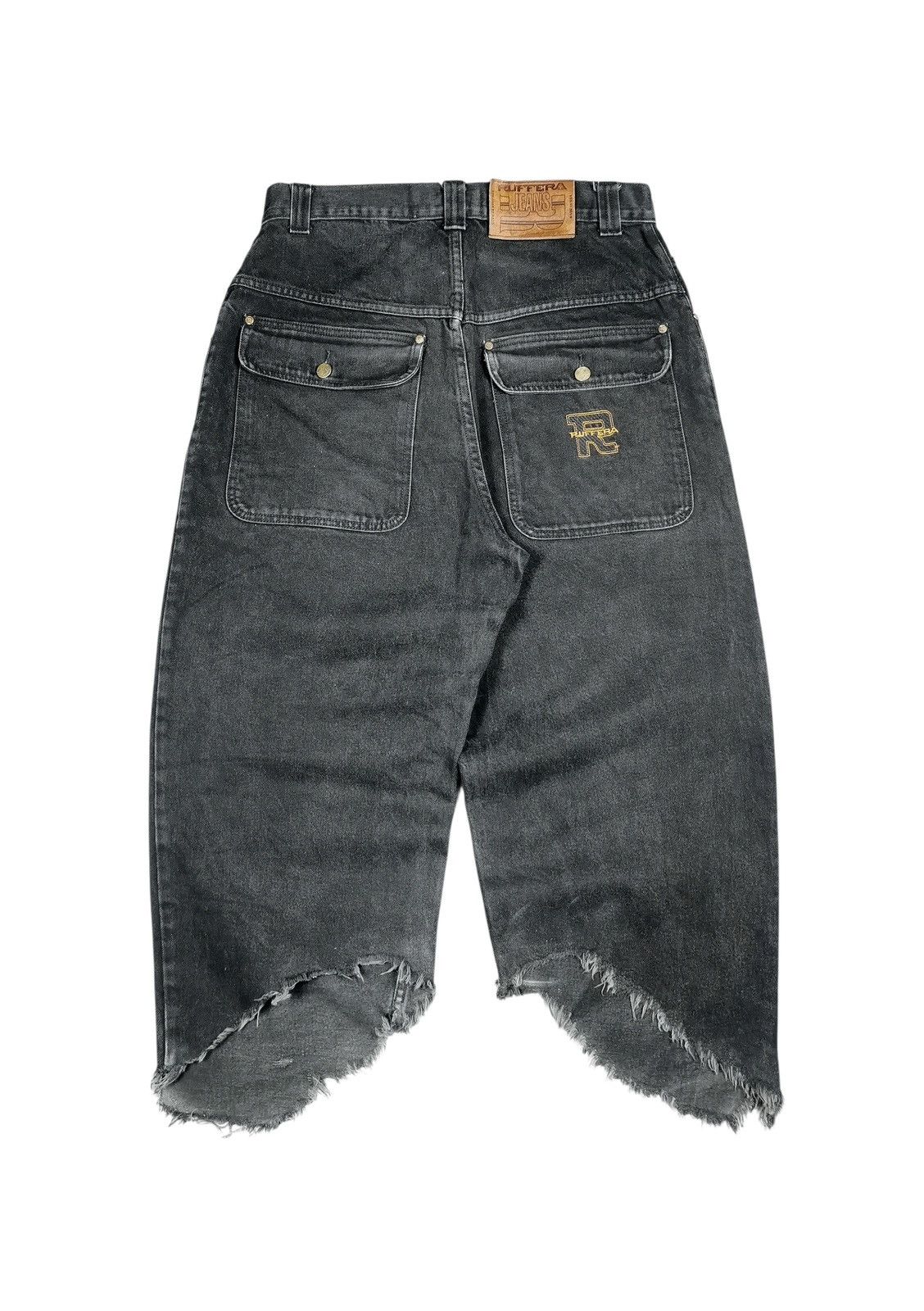 Ruff Ryders Vintage Ruffera Baggy Distressed Jeans , Style JNCO Size US 34 / EU 50 - 3 Thumbnail