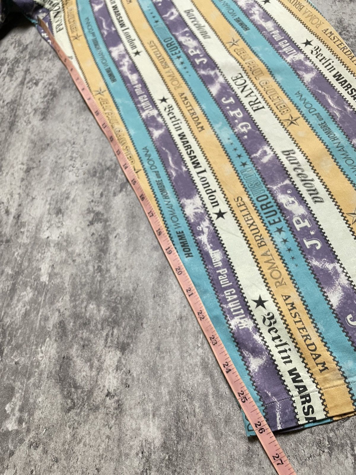 Jean Paul Gaultier Vintage Jean Paul Gaultier “EURO VISION” Printed Size US 33 - 12 Thumbnail