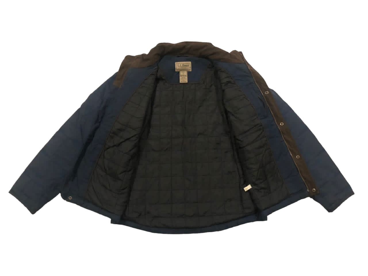 L.L. Bean LLBEAN Goose Down Quilted Waxed Zipper Jacket Size US S / EU 44-46 / 1 - 3 Thumbnail