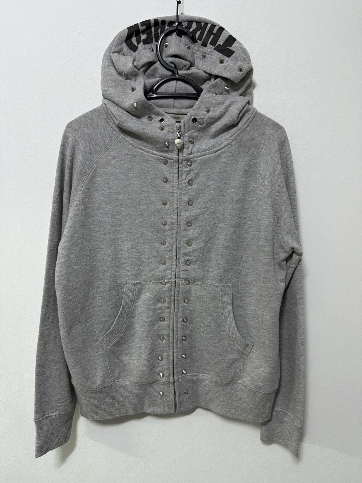Thrasher Jouetie x Thrasher magazine studded zipper hoodie Size US M / EU 48-50 / 2 - 1 Thumbnail