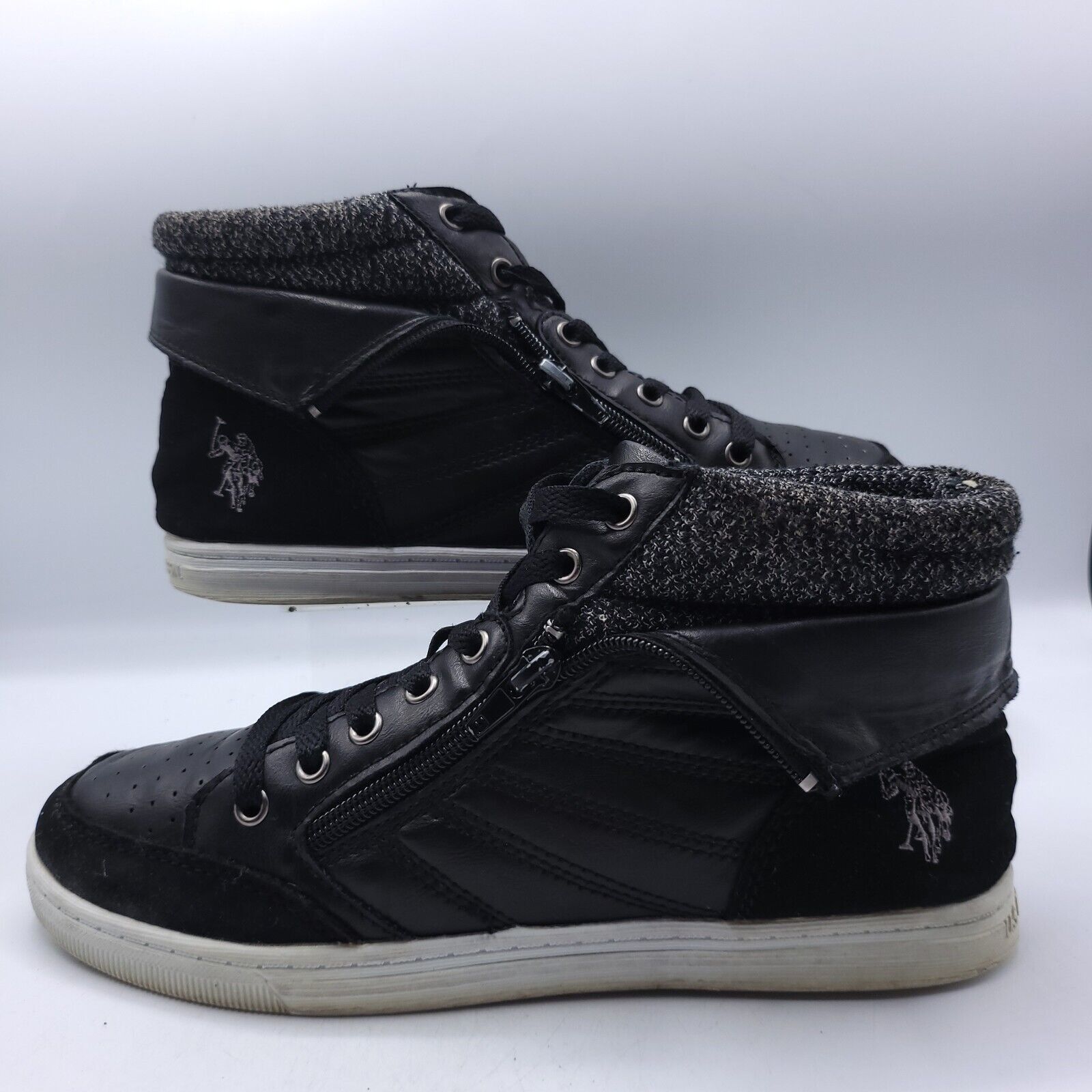 U.S. Polo Assn. US Polo Assn Mila Shoe Womens Size 7.5 NW7496 Black White Size US 7.5 / IT 37.5 - 5 Thumbnail