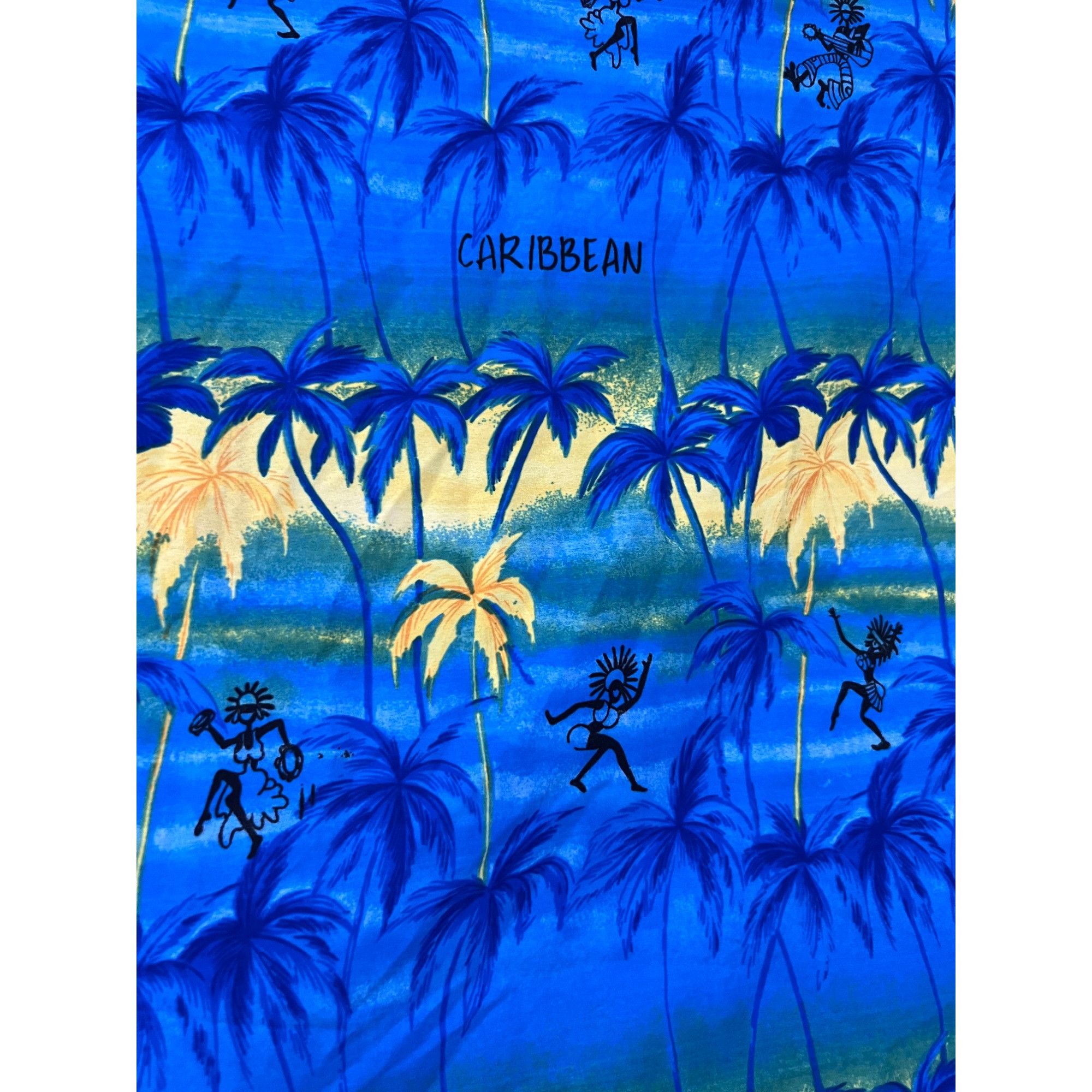 Vintage Rima Vintage Hawaiian Aloha Caribbean Blue Button Up Sh Size US XXL / EU 58 / 5 - 5 Thumbnail