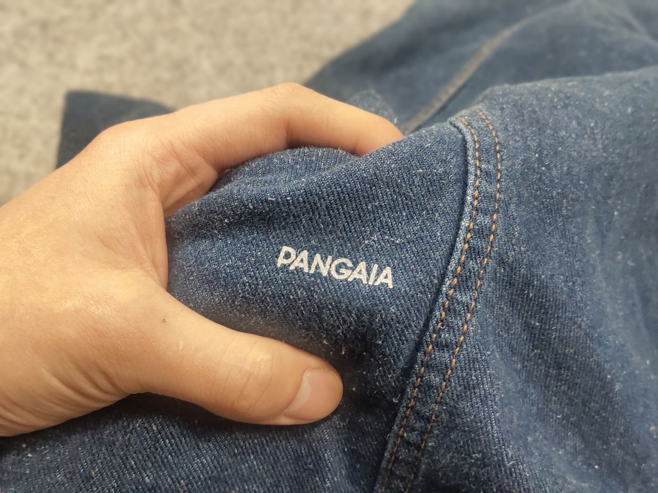 Pangaia Pangaia Design Unisex Hemp Blue Denim Sherpa Lined Jacket Size US S / EU 44-46 / 1 - 14 Thumbnail