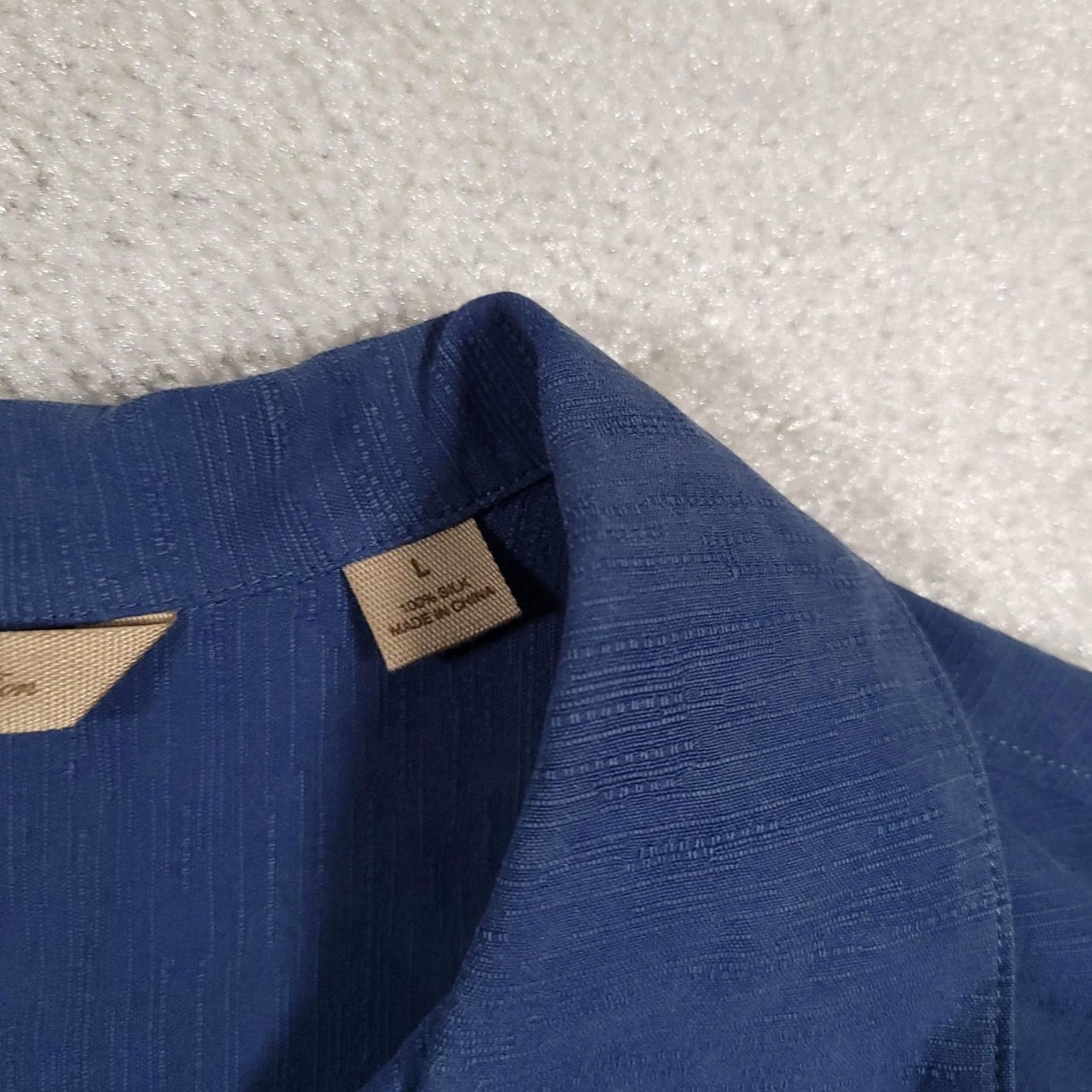 Vintage Paradise Collection Shirt Mens L Blue QBC Commodore 2010 Embroidered Button Up Size US L / EU 52-54 / 3 - 6 Thumbnail