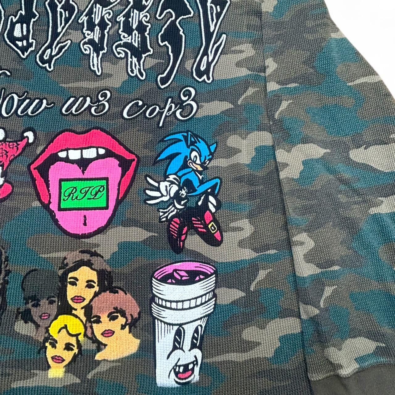 Other Odyss3y 1 of 1 “HOW W3 COP3” vintage thermal tee Size US XL / EU 56 / 4 - 4 Thumbnail