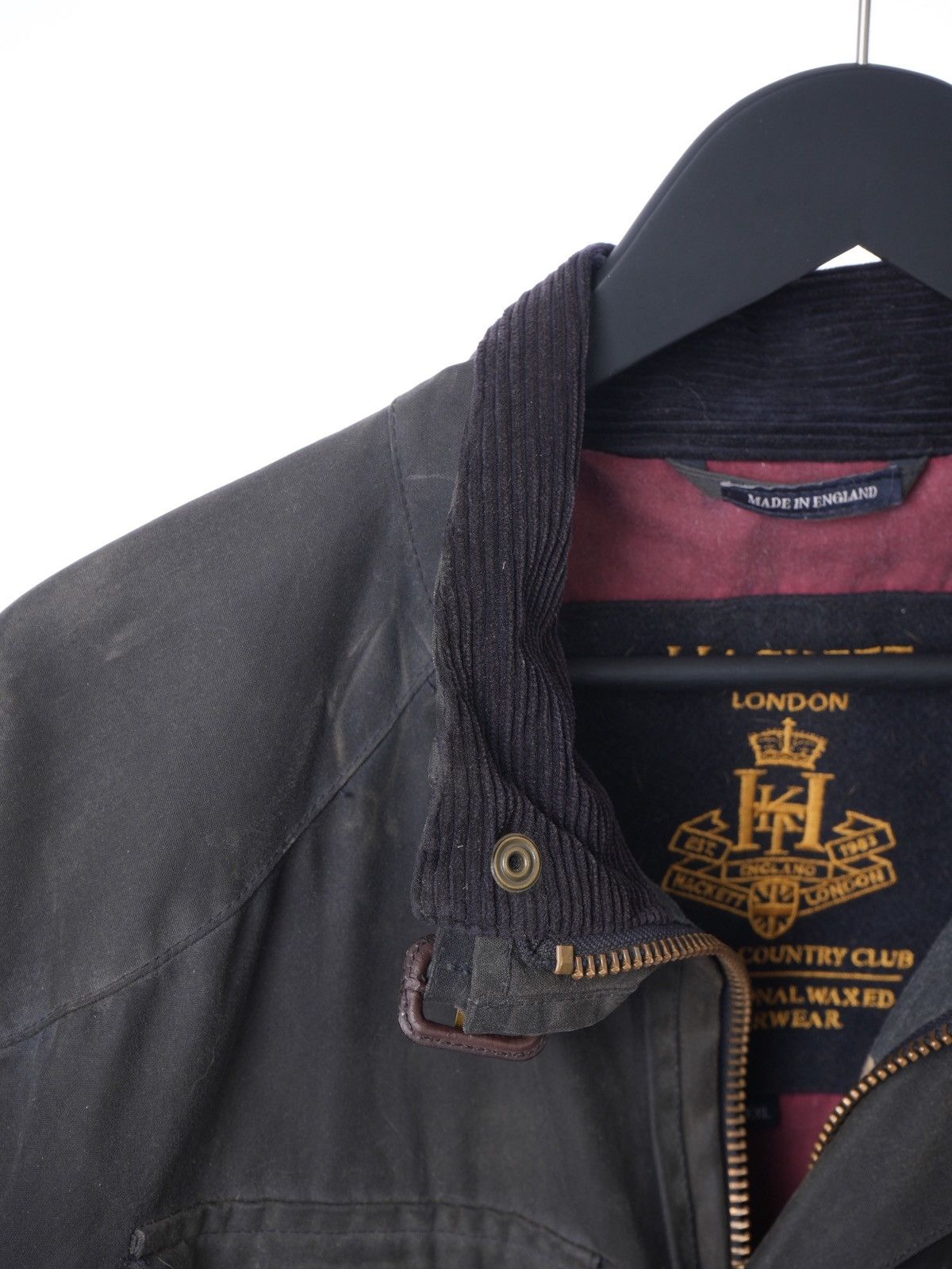 Hackett Hackett London England Wax Jacket Millerain size XXL Size US XXL / EU 58 / 5 - 5 Thumbnail