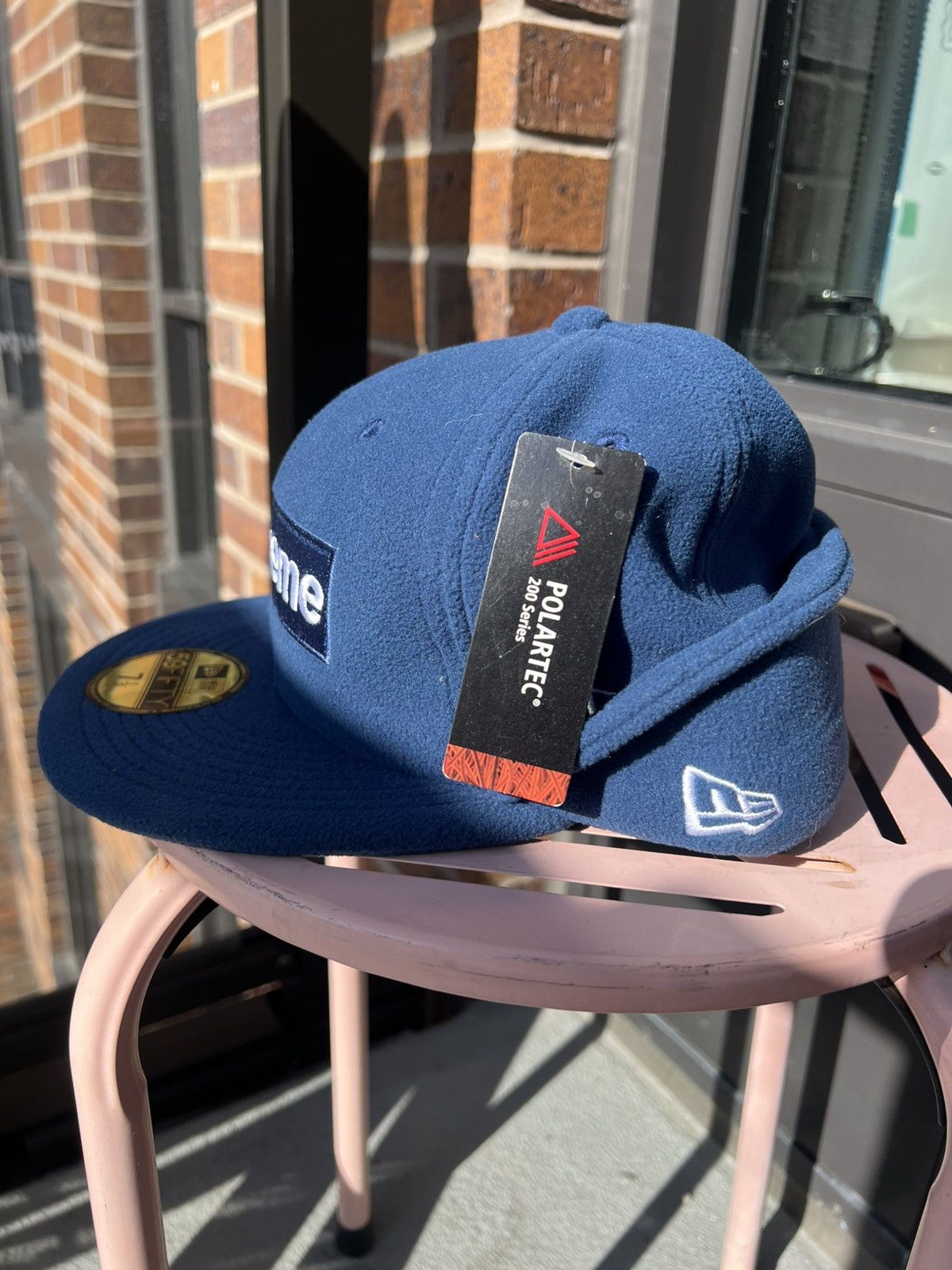 Supreme F/W ‘17 Polartec Ear Flap New Era Size ONE SIZE - 3 Thumbnail